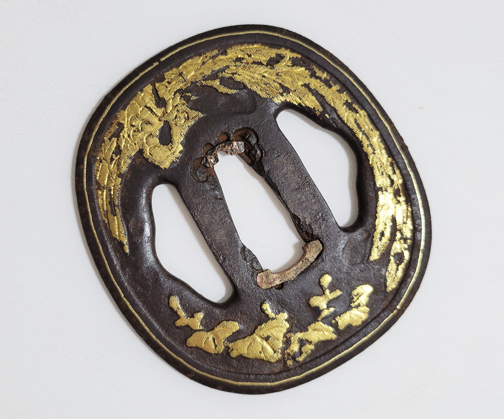 Tsuba: Paulownia and Phoenix Design — 4 of 13