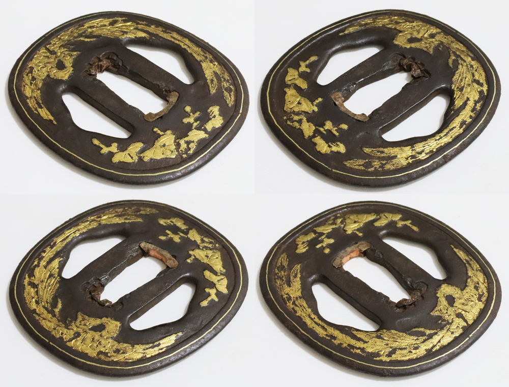 Tsuba: Paulownia and Phoenix Design — 5 of 13