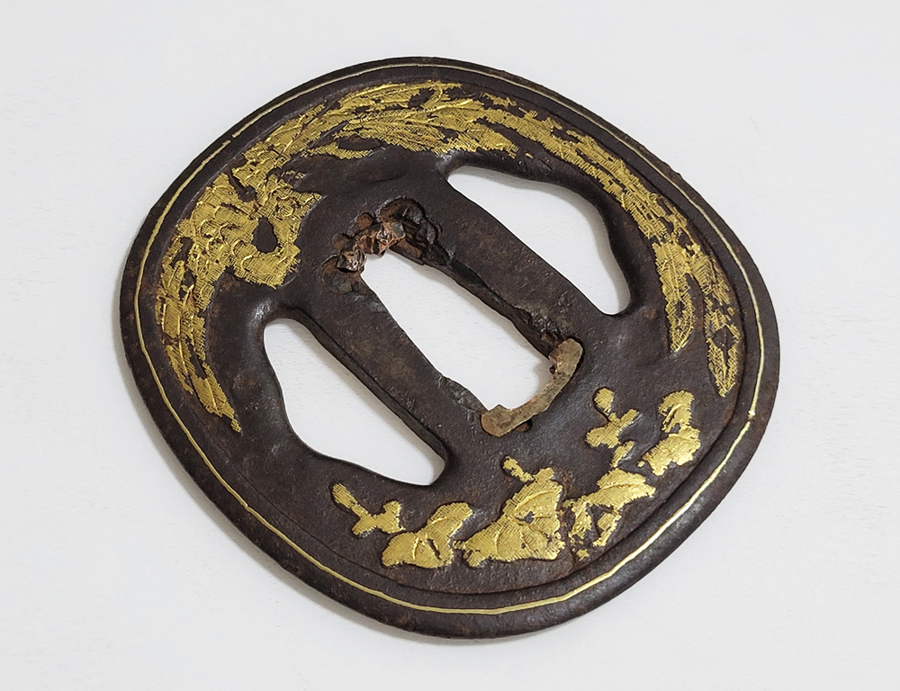 Tsuba: Paulownia and Phoenix Design — 8 of 13