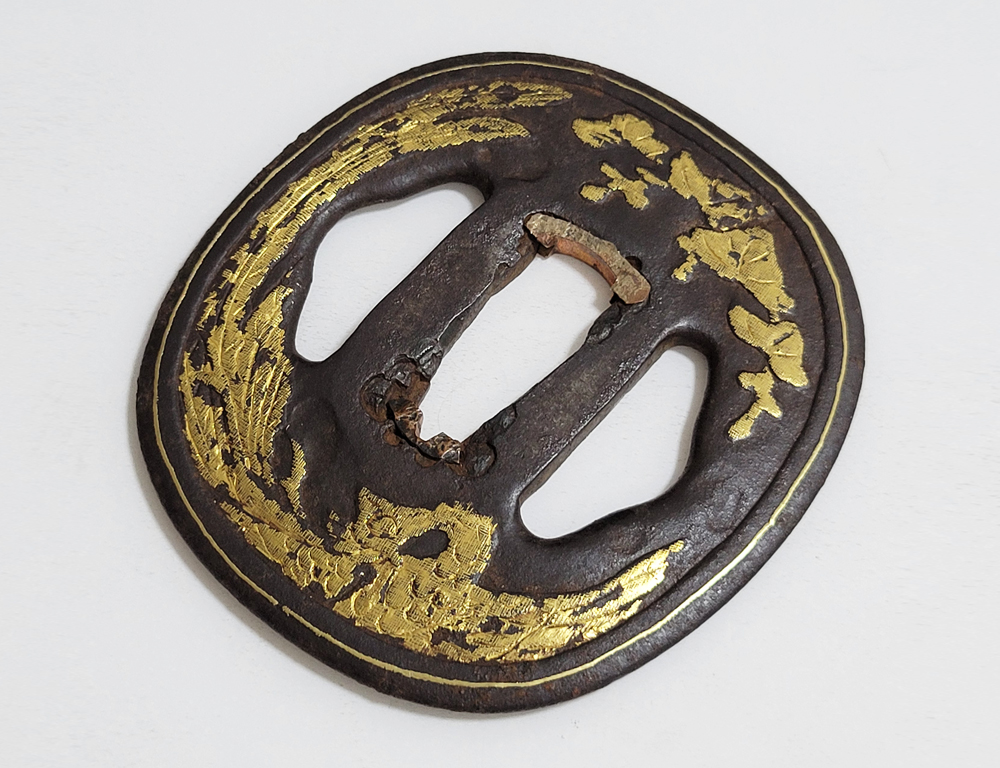 Tsuba: Paulownia and Phoenix Design — 9 of 13