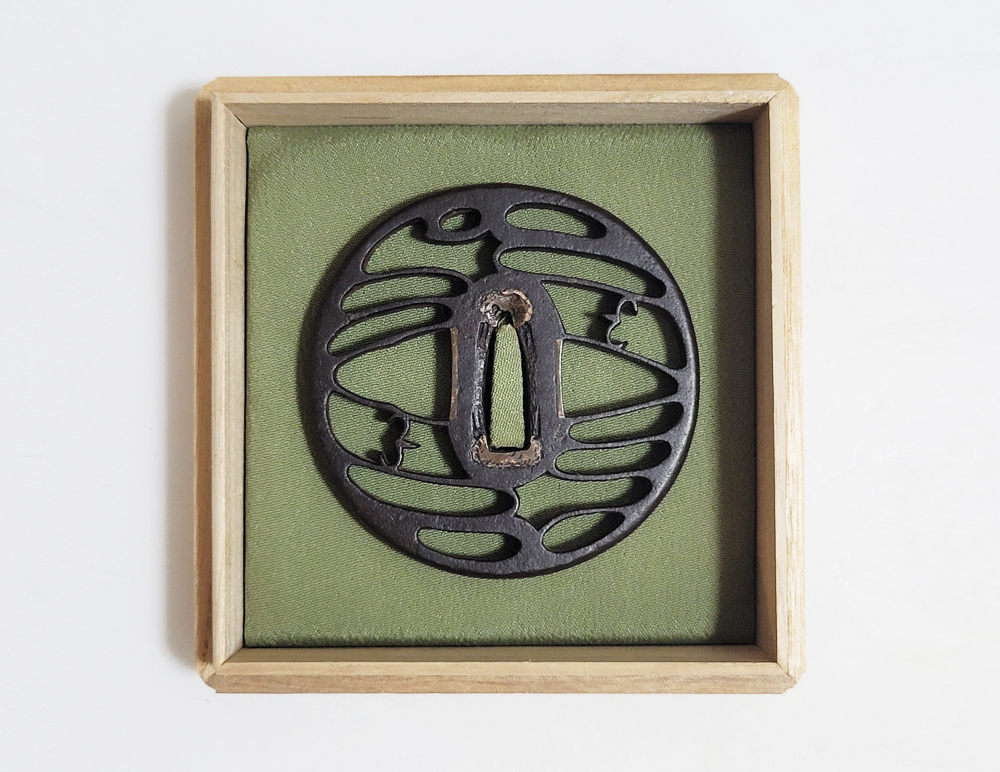 Tsuba: Two Geese Motif Openwork Design — 14 of 14