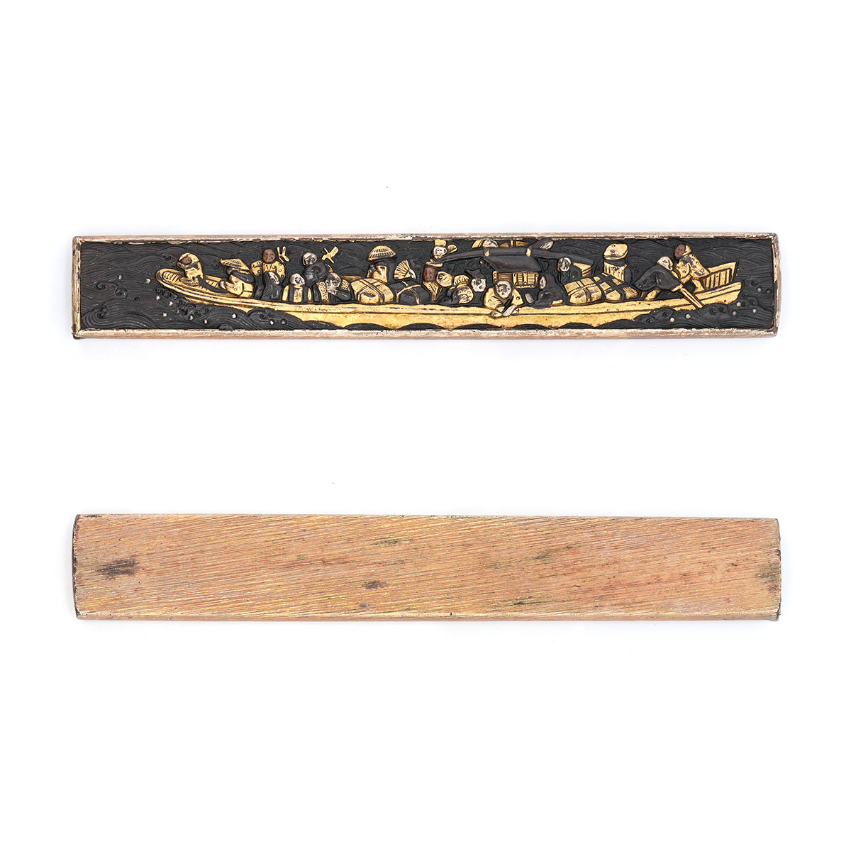 Kozuka with Ferry Boat Design, Mumei -Mumei- 16-205 — 1 of 3