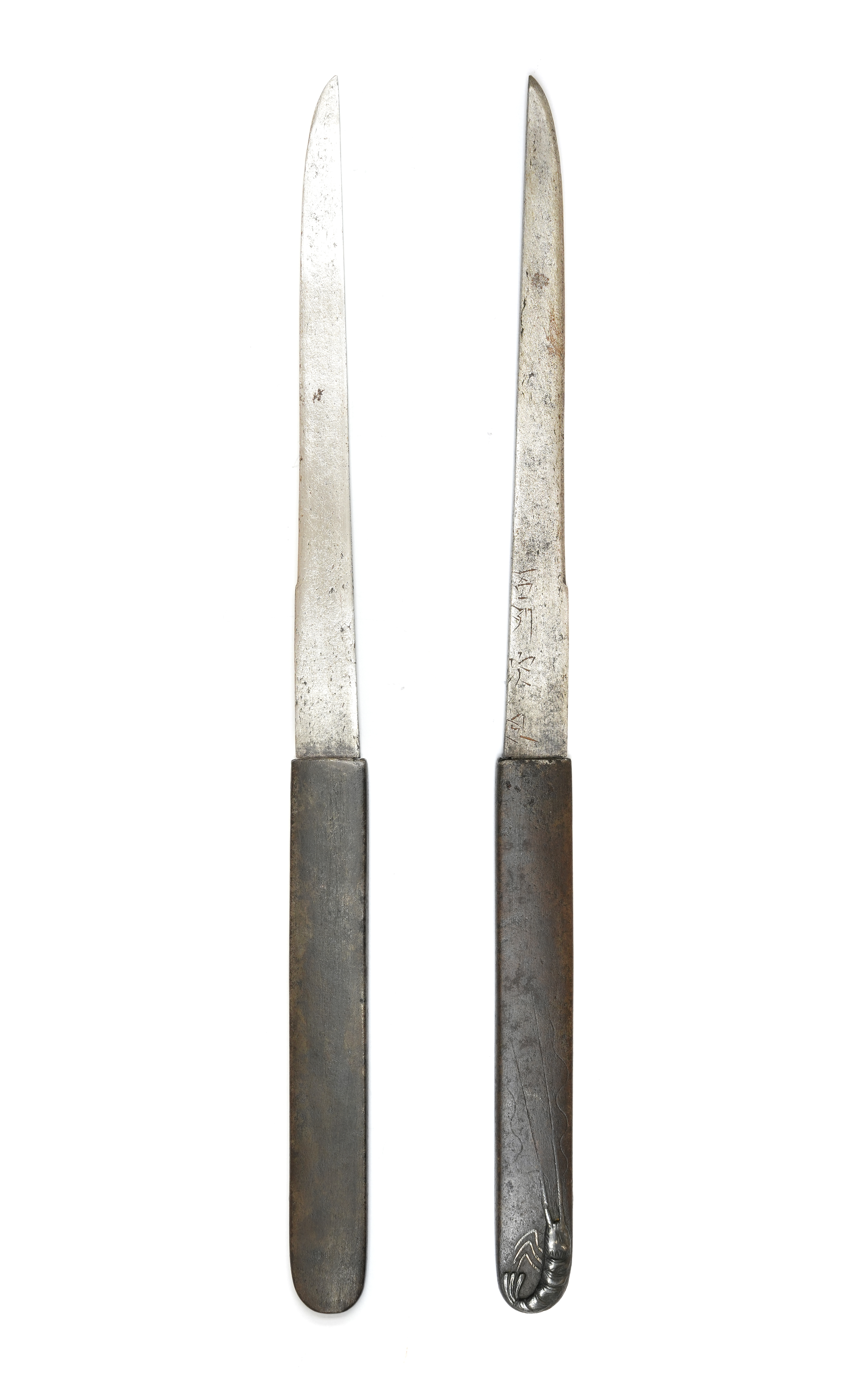 Kozuka with Shrimp Design (with Sekishu Jiro Kogata) - Mumei — 2 of 5