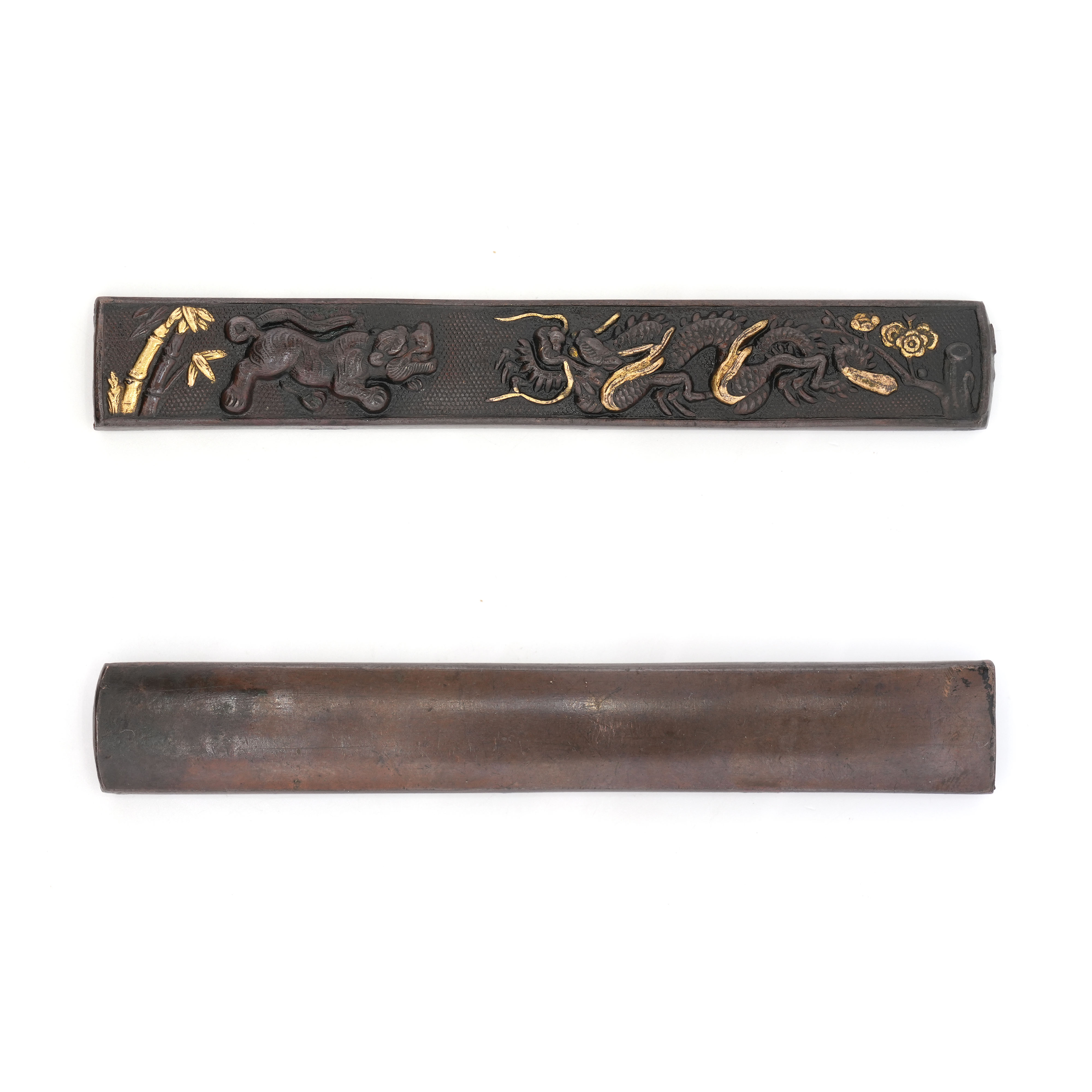 Kozuka with Dragon and Tiger Design, Mumei — 2 of 3
