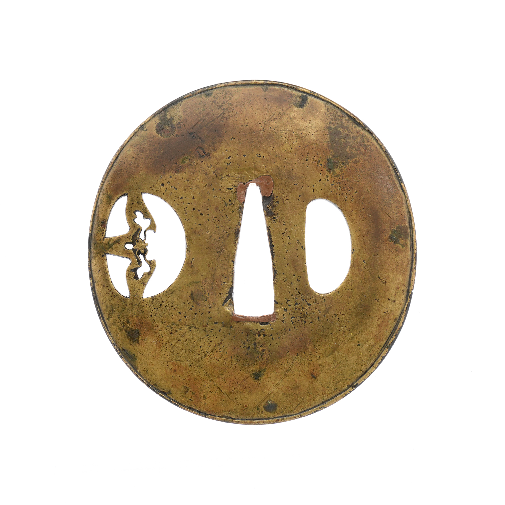 Tsuba: Iris Flower Small Openwork - Mumei — 4 of 11