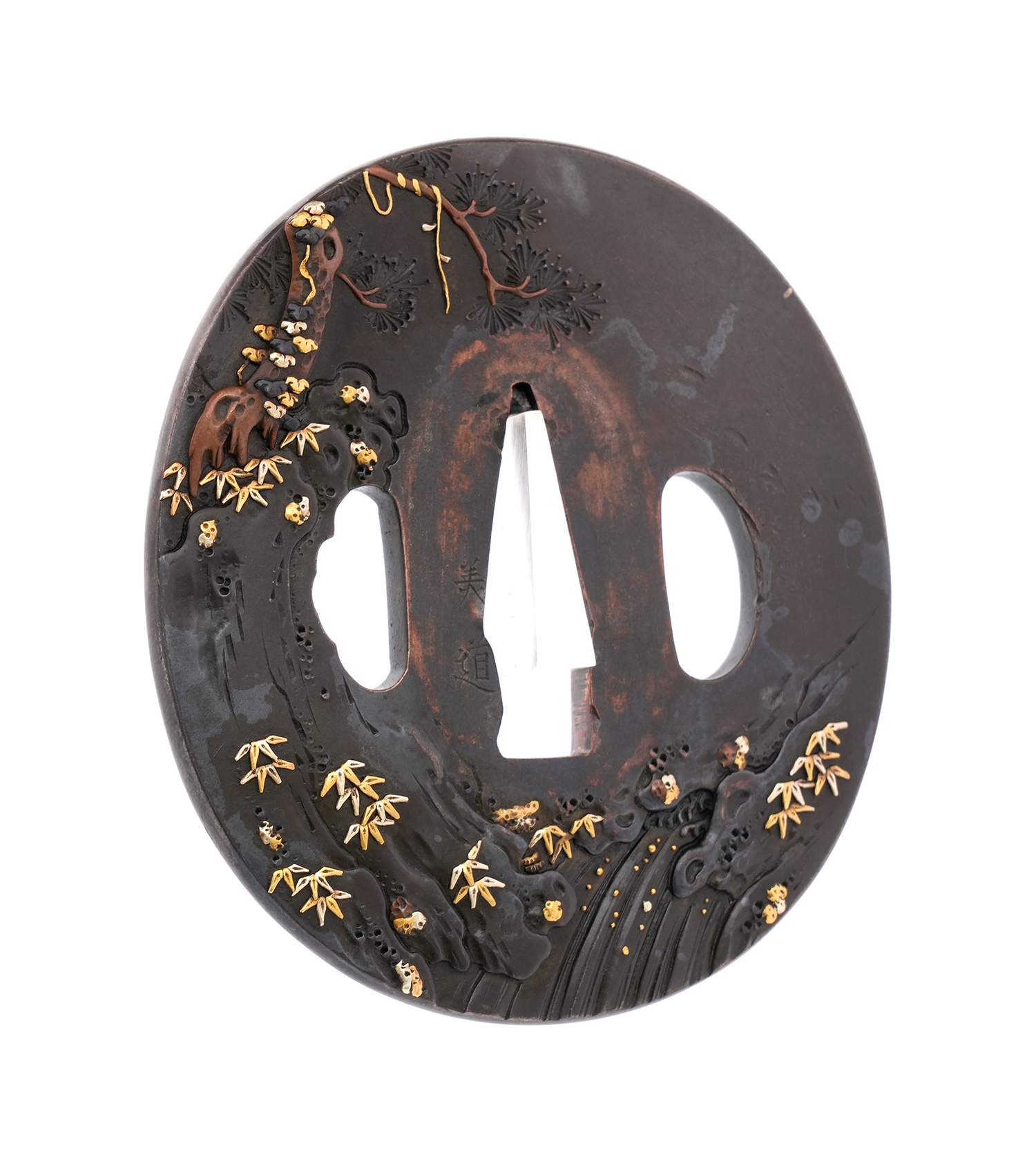 Tsuba: Ishibashiyama Kassen-zu by Yoshimichi — 8 of 21