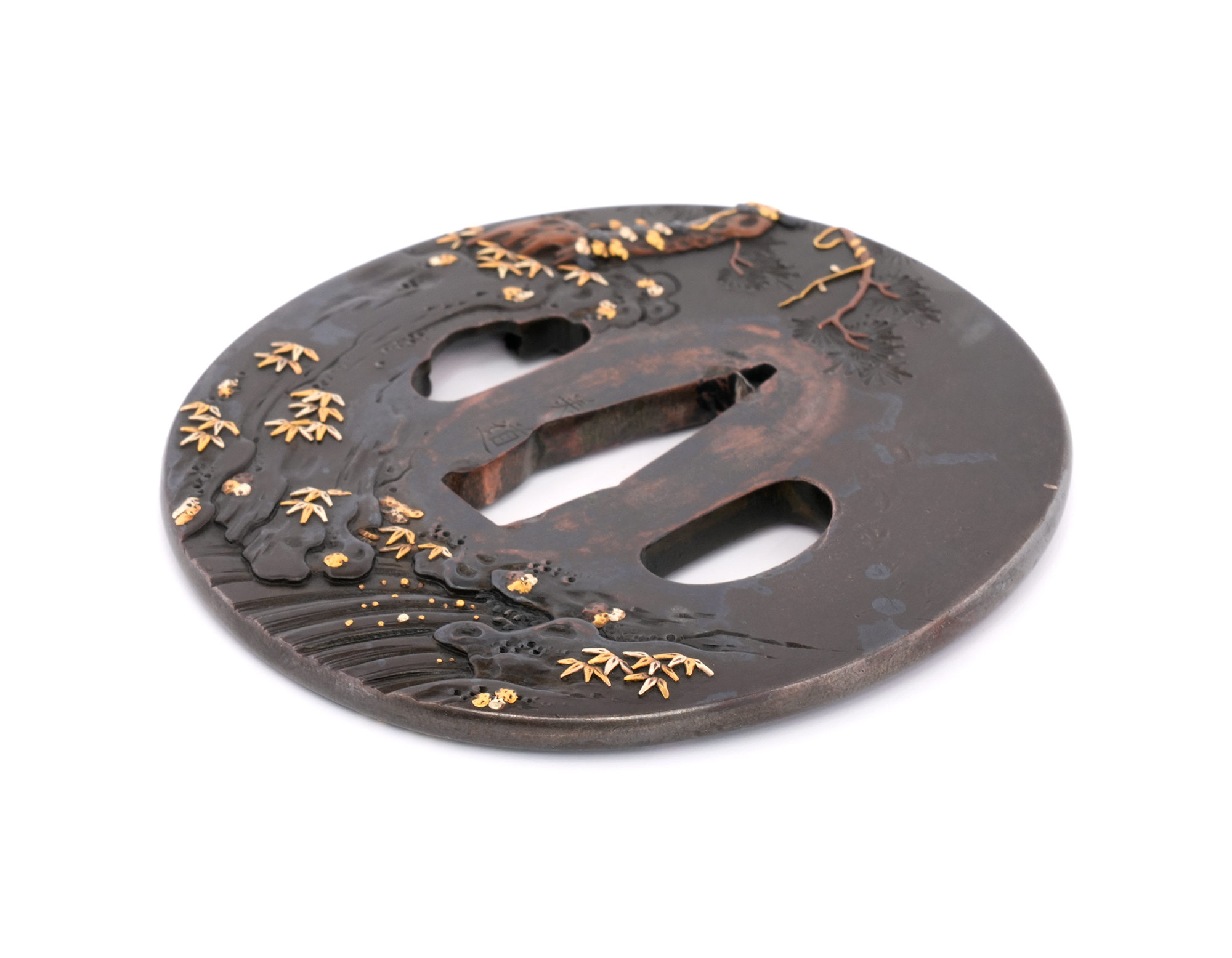 Tsuba: Ishibashiyama Kassen-zu by Yoshimichi — 14 of 21