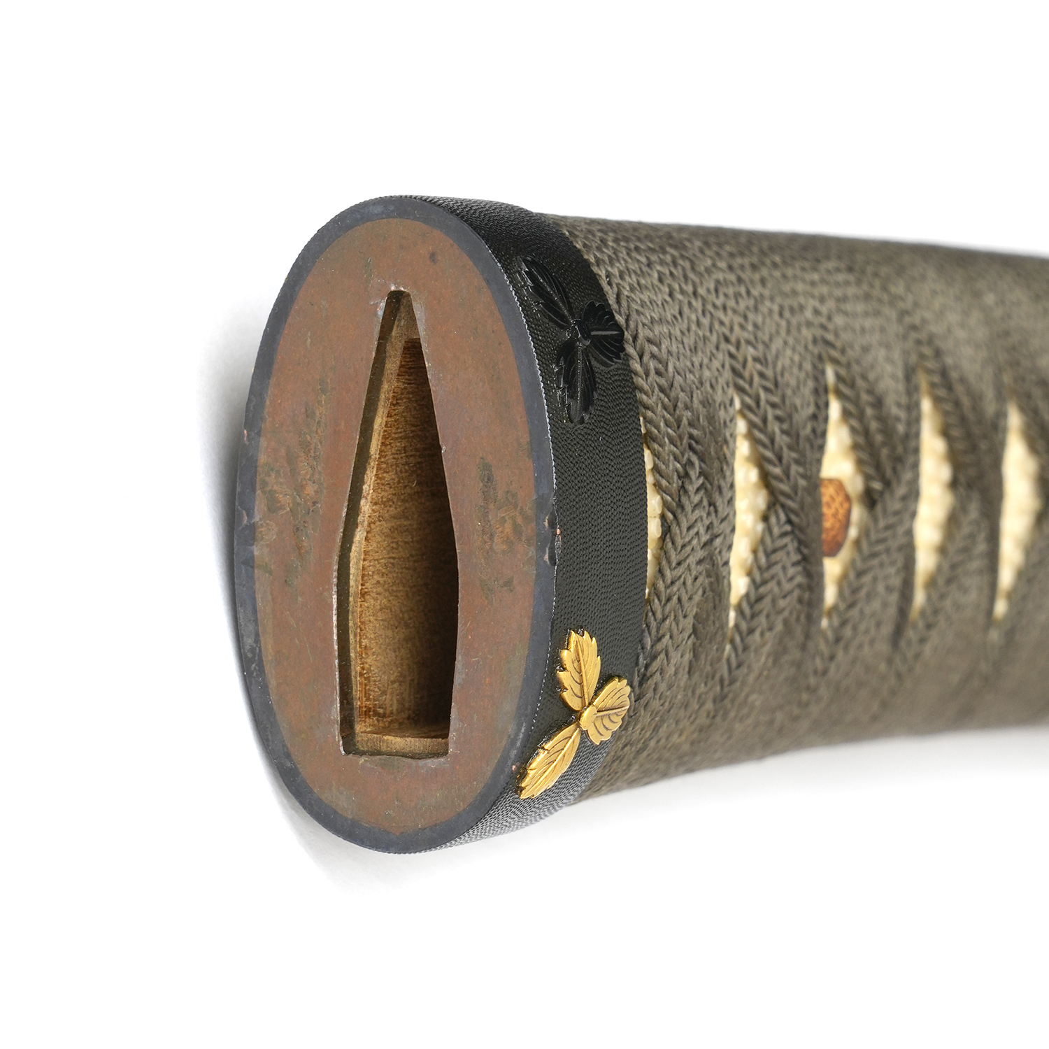 Black Ishime-lacquered Saya Wakizashi Koshirae — 6 of 22
