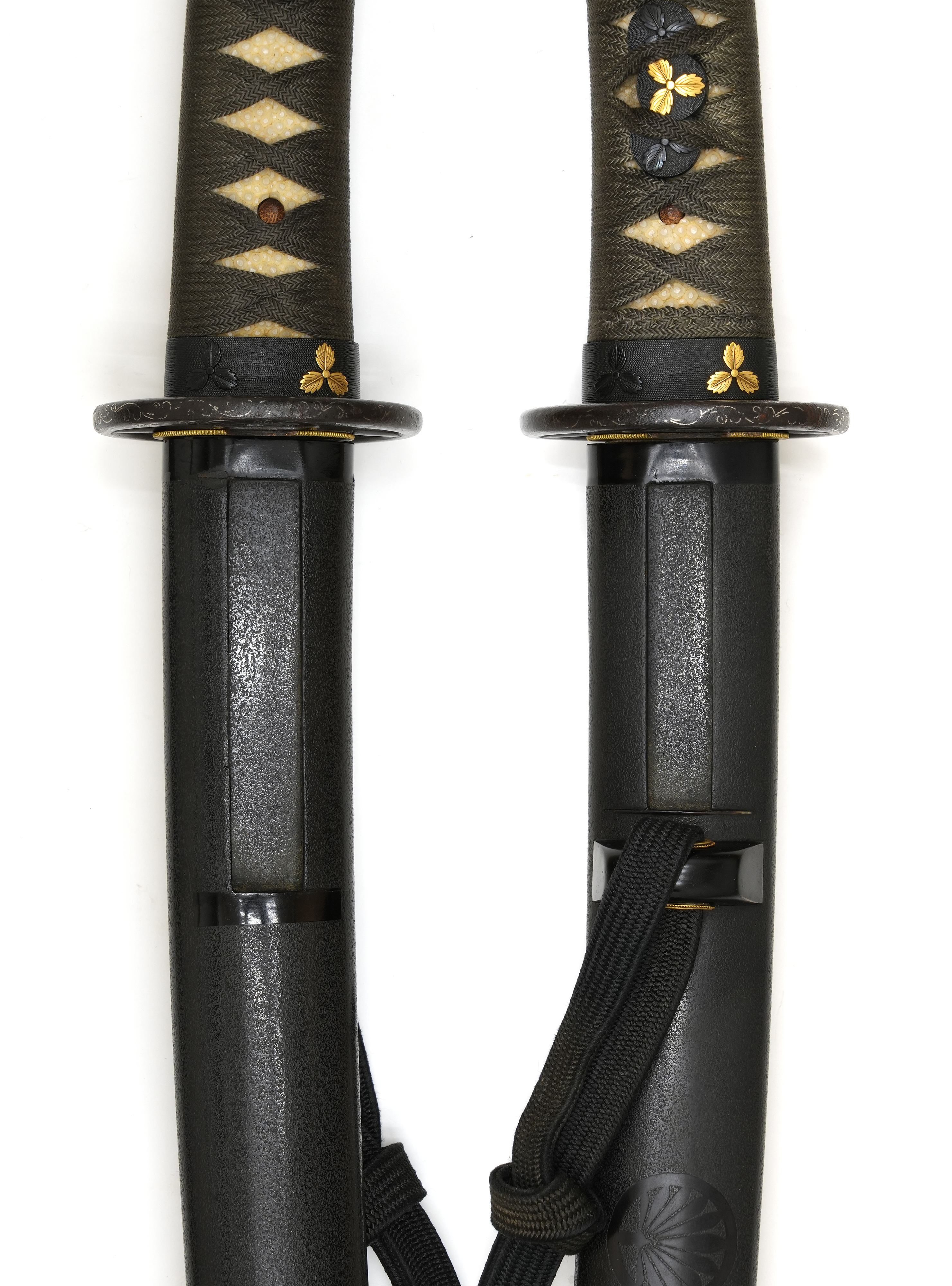 Black Ishime-lacquered Saya Wakizashi Koshirae — 13 of 22
