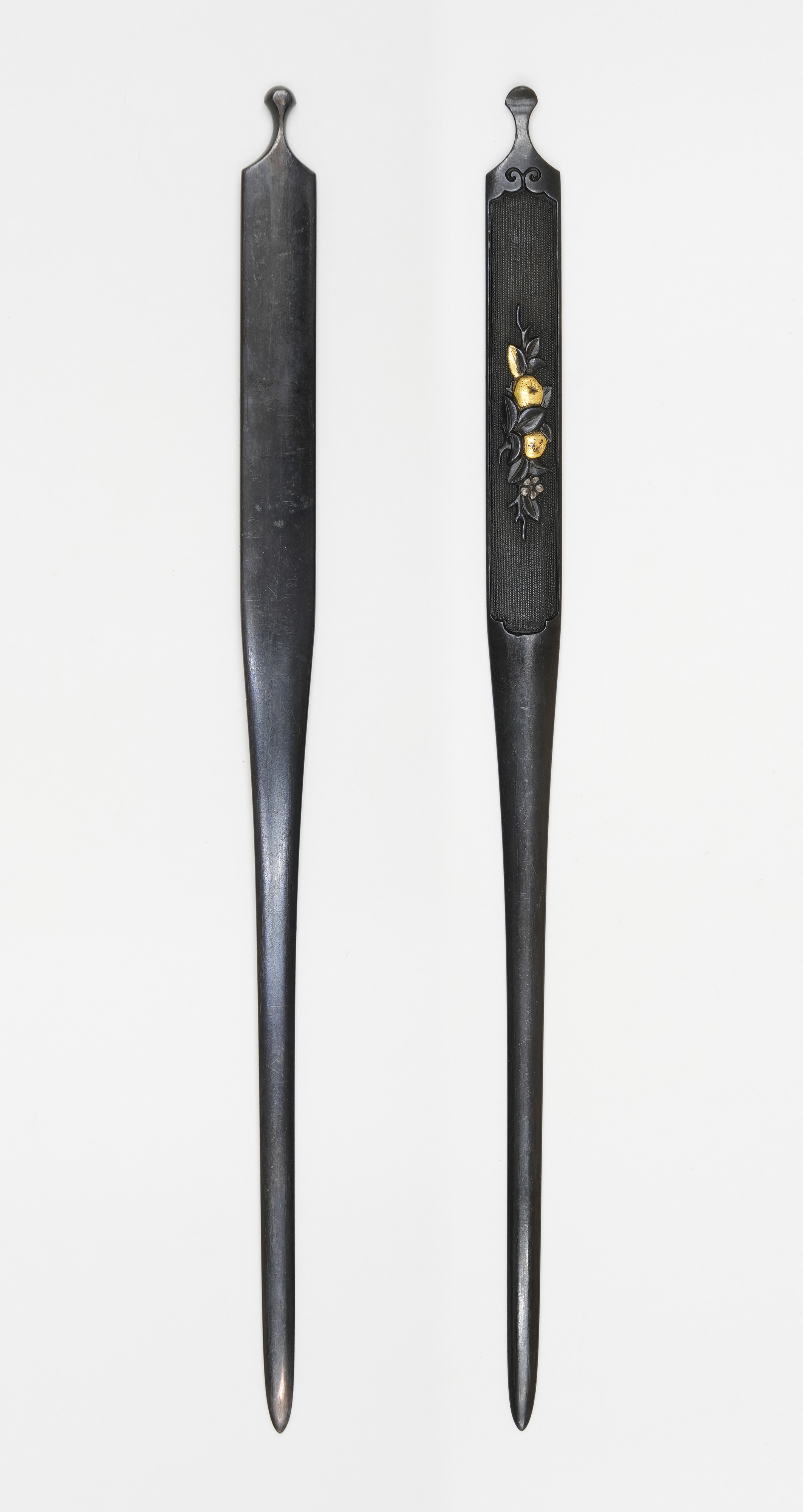 Black Ishime-lacquered Saya Wakizashi Koshirae — 18 of 22