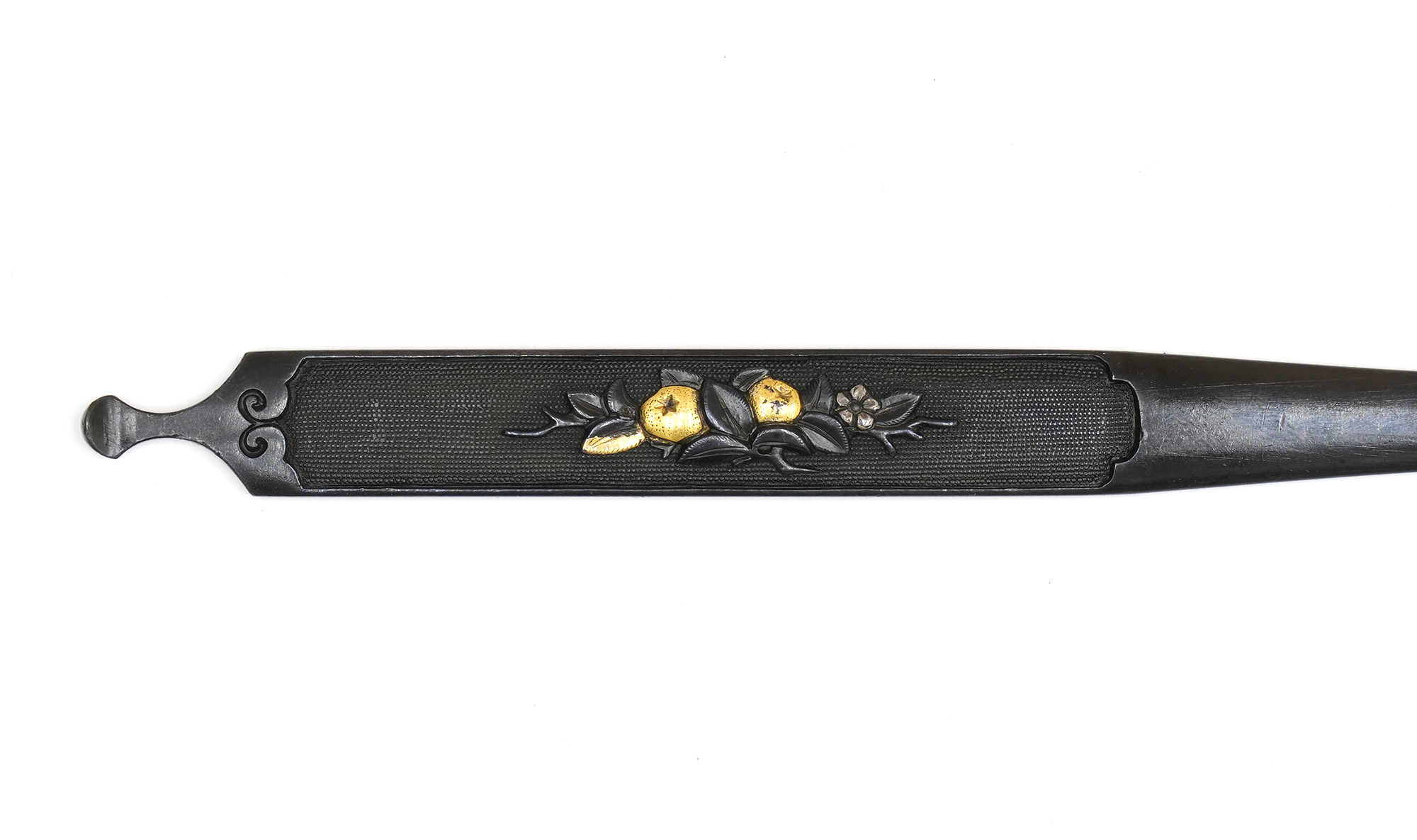 Black Ishime-lacquered Saya Wakizashi Koshirae — 19 of 22
