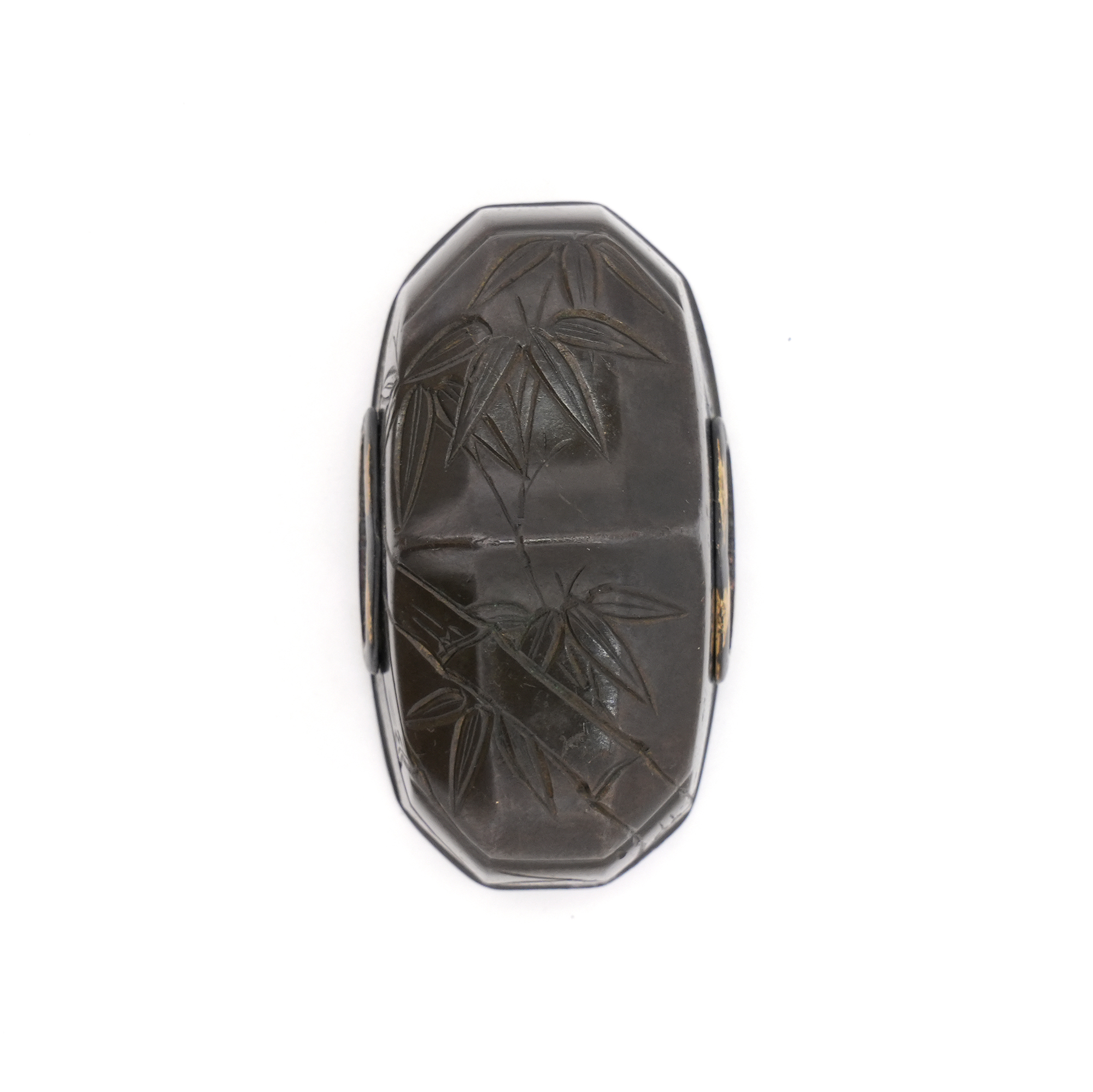 Bamboo and Tiger Daisho Fuchi-Kashira - Mumei — 3 of 14