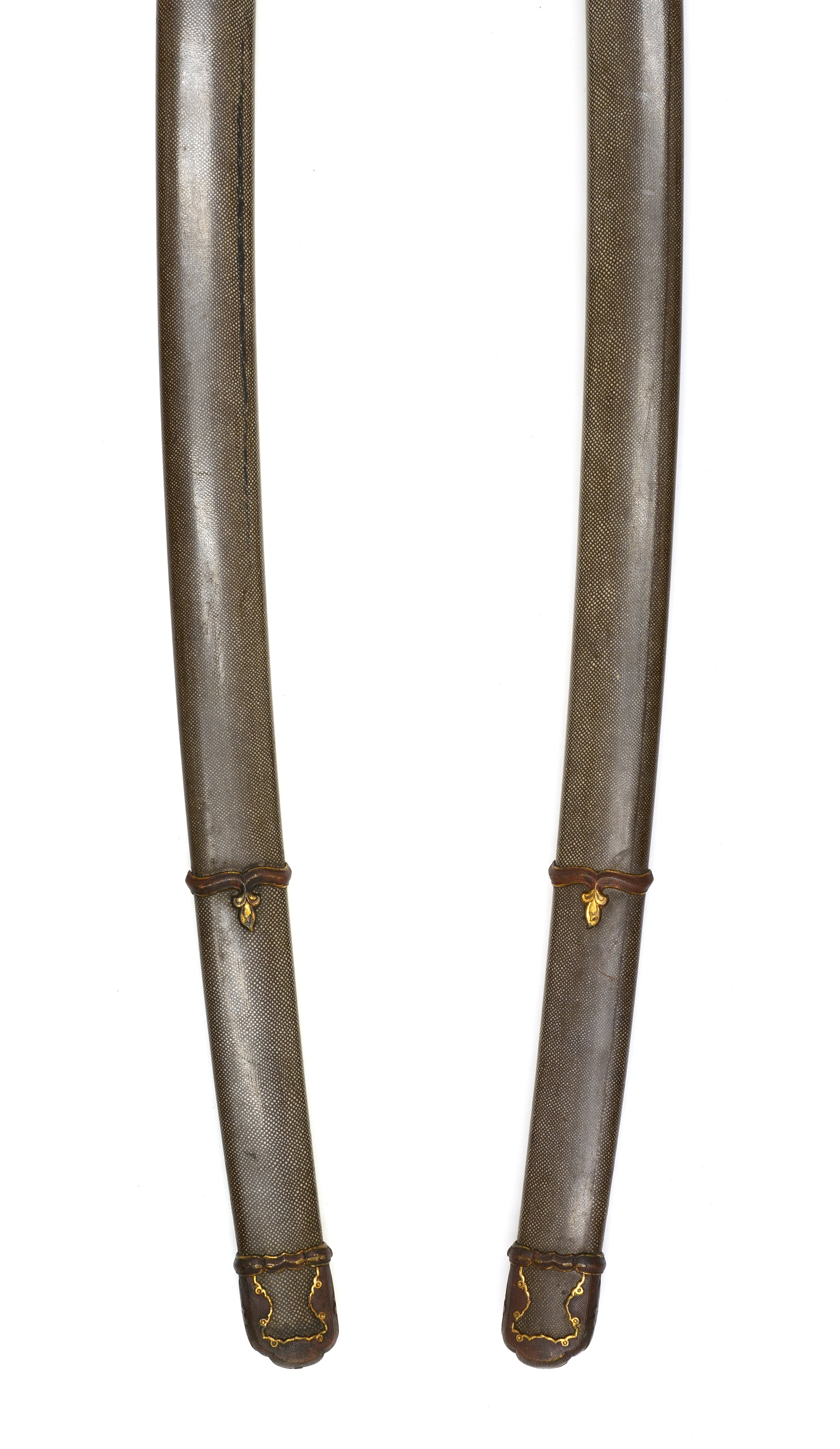 Former Type 94 Japanese Army Koshirae (Indigo Same-gawa Polished Scabbard) — 3 of 13