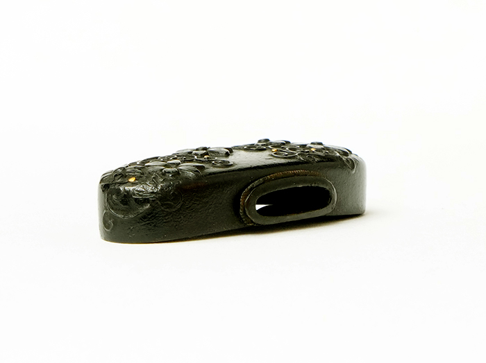 Fuchi: Clematis and Arabesque Design, Mumei — 5 of 10
