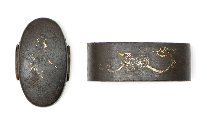 Fuchi with Rain Dragon Design, Mumei — 2 of 11