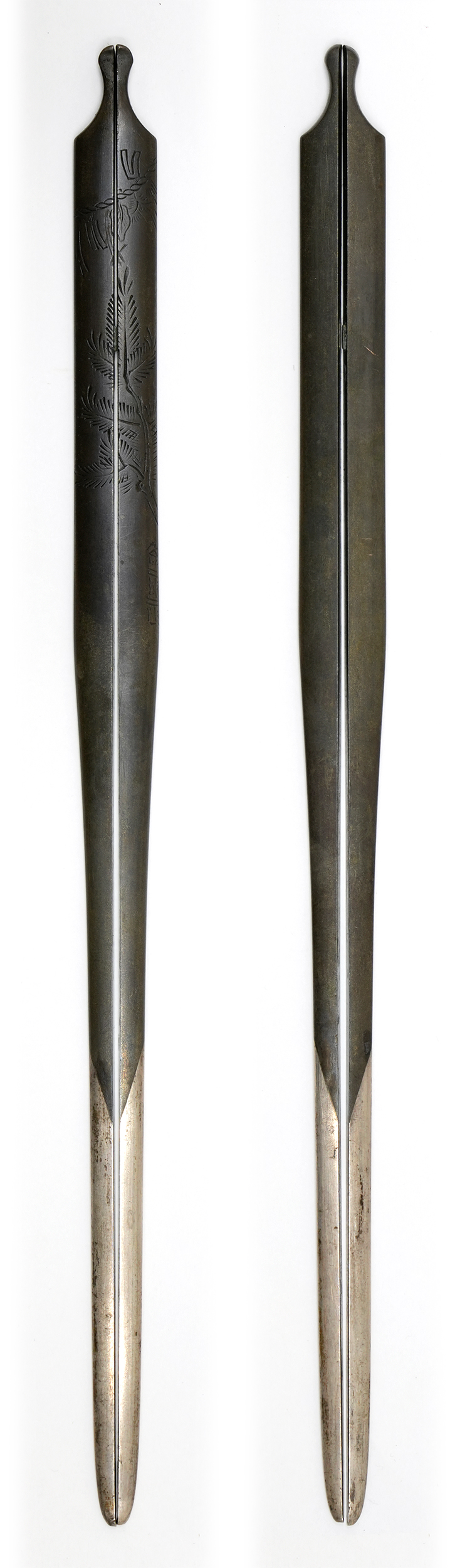 Kogai with Design of Maki and Shimenawa, Mumei — 5 of 5