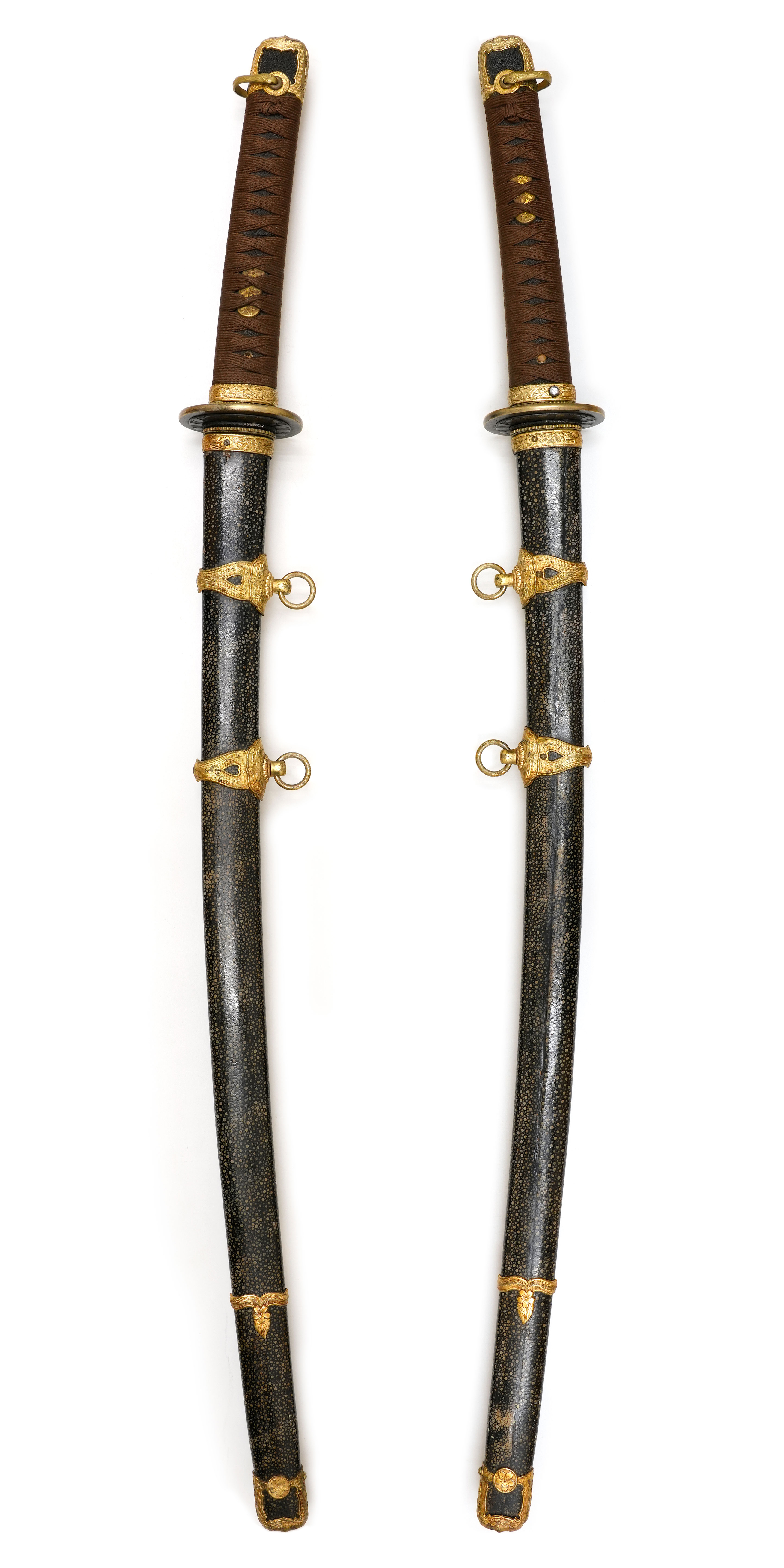 Navy Tachi-style Koshirae (Sharkskin Polished Scabbard) — 2 of 8