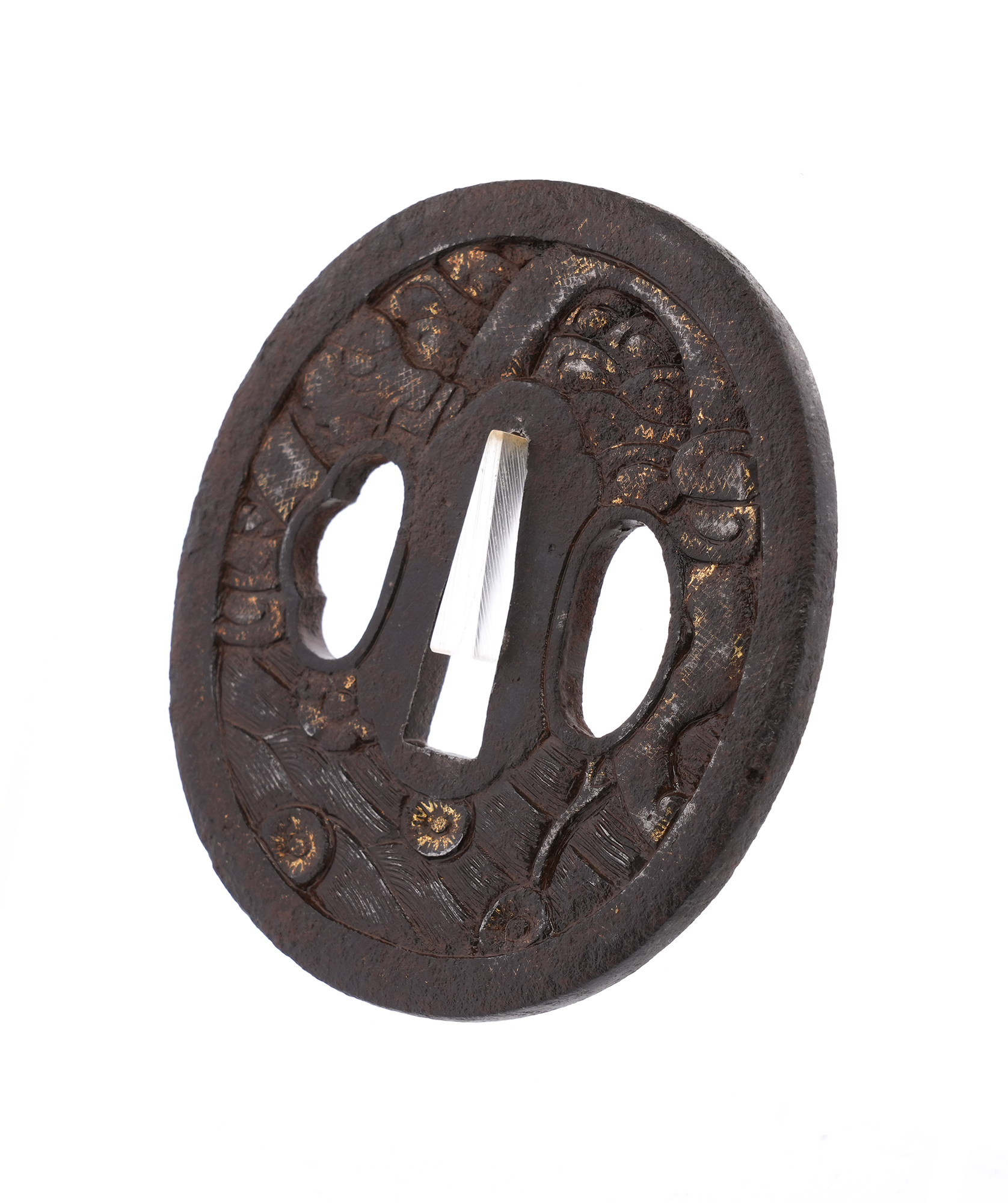 Daisho Tsuba with Indeterminate Design, Mumei — 9 of 17