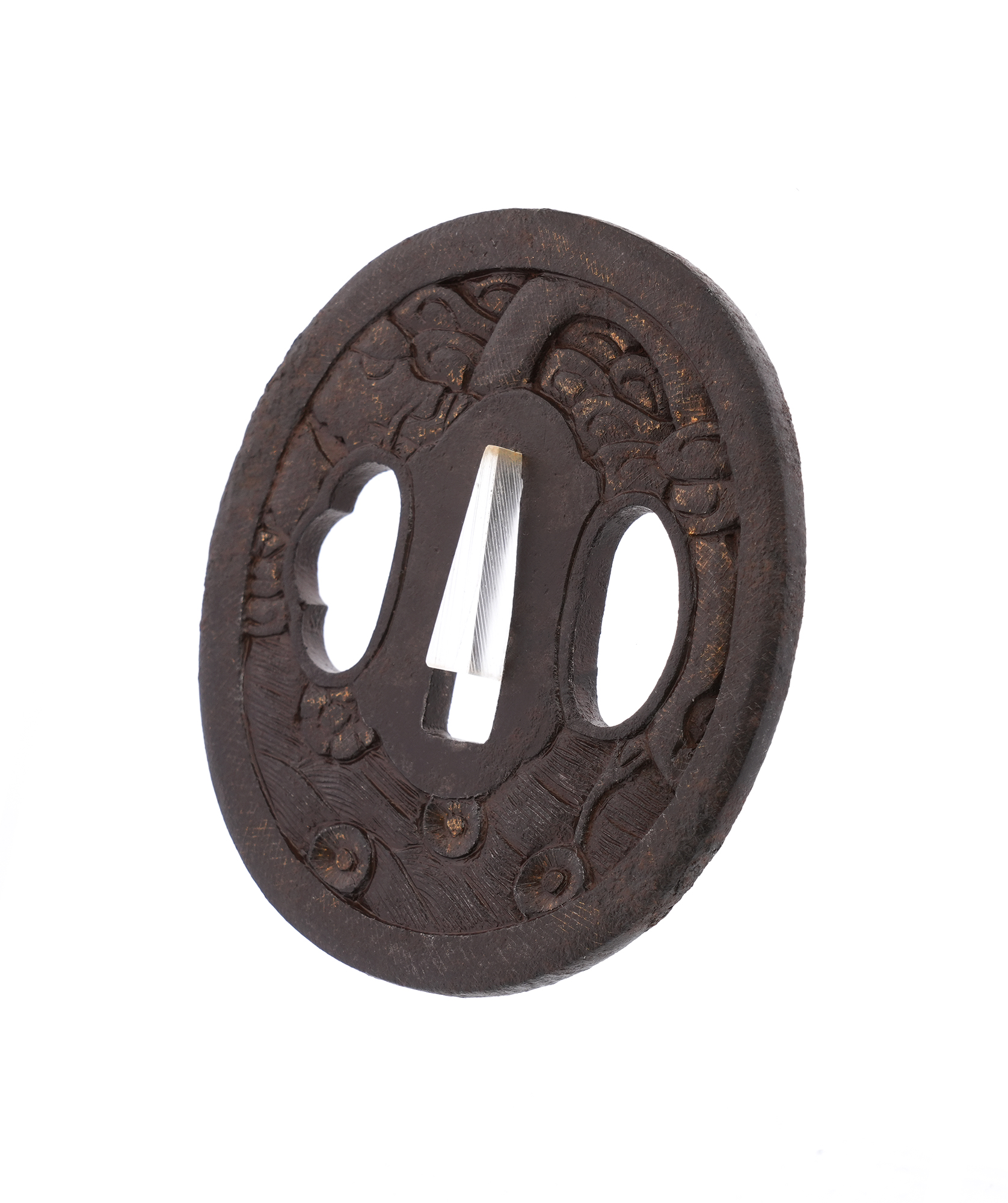 Daisho Tsuba with Indeterminate Design, Mumei — 15 of 17