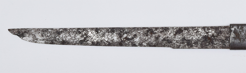 Sixteen-Petal Chrysanthemum Kozuka (with tip), Mumei — 6 of 6