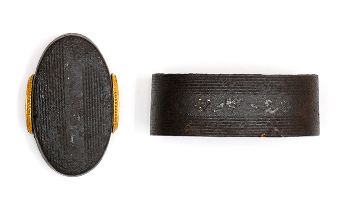 Fuchi-Kashira: Rain Dragon Design, Mumei — 2 of 16
