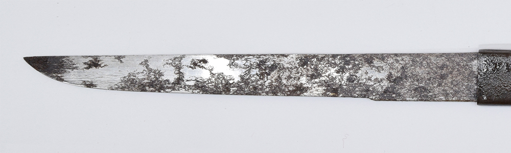 Kozuka with Maru ni Shihou Mokkou Mon (with blade tip) Mumei 16-049 — 6 of 6