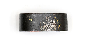 Fuchi Kashira: Net Fishing Design, Mumei — 1 of 7