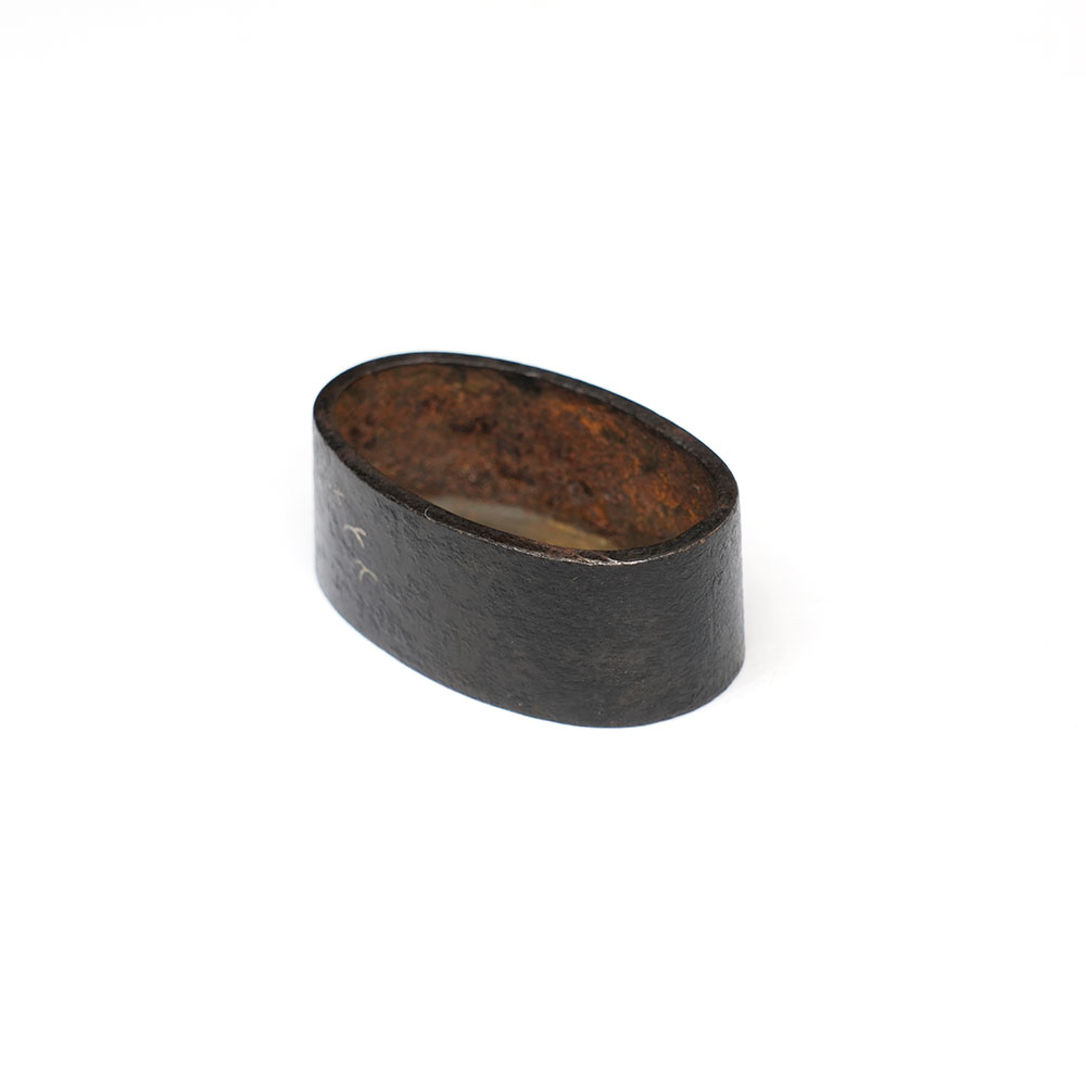 Fuchi Kashira: Net Fishing Design, Mumei — 7 of 7