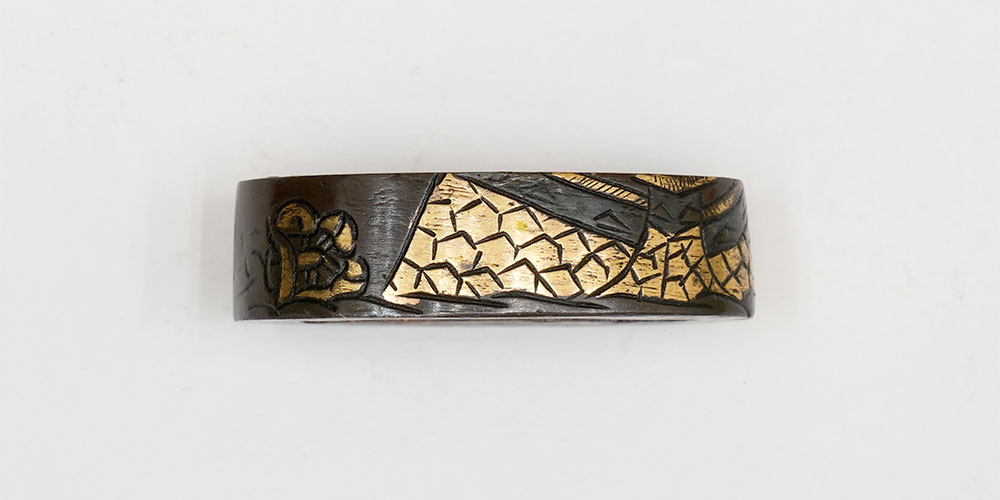 Yodo Castle Design Fuchi-Kashira, Mumei — 2 of 7