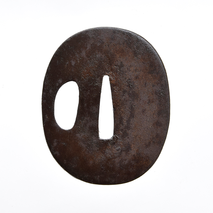 Plain Iron Tsuba, Mumei (Unsigned) 12-1115 — 2 of 3