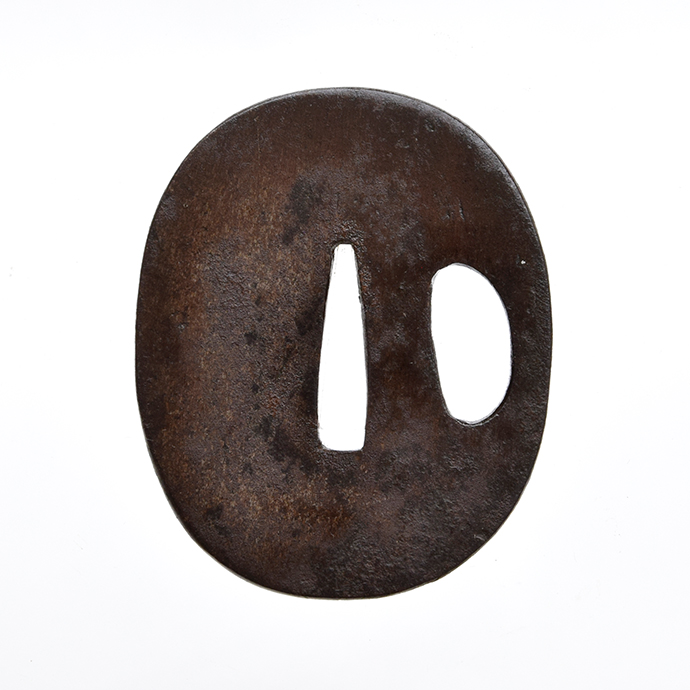 Plain Iron Tsuba, Mumei (Unsigned) 12-1115 — 3 of 3