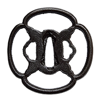 Large Sukashi Tsuba, Mumei 12-927 — 1 of 3