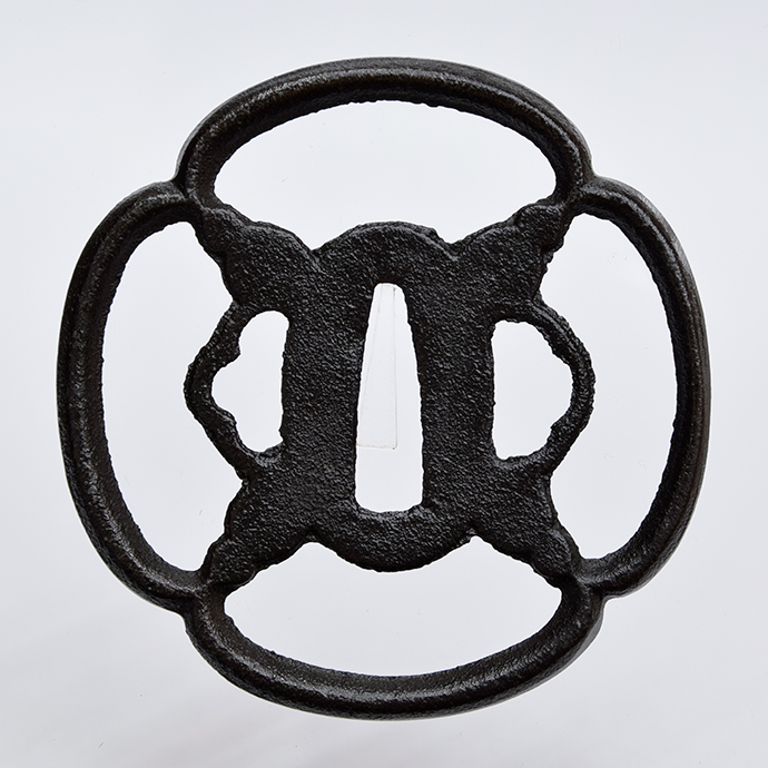 Large Sukashi Tsuba, Mumei 12-927 — 3 of 3