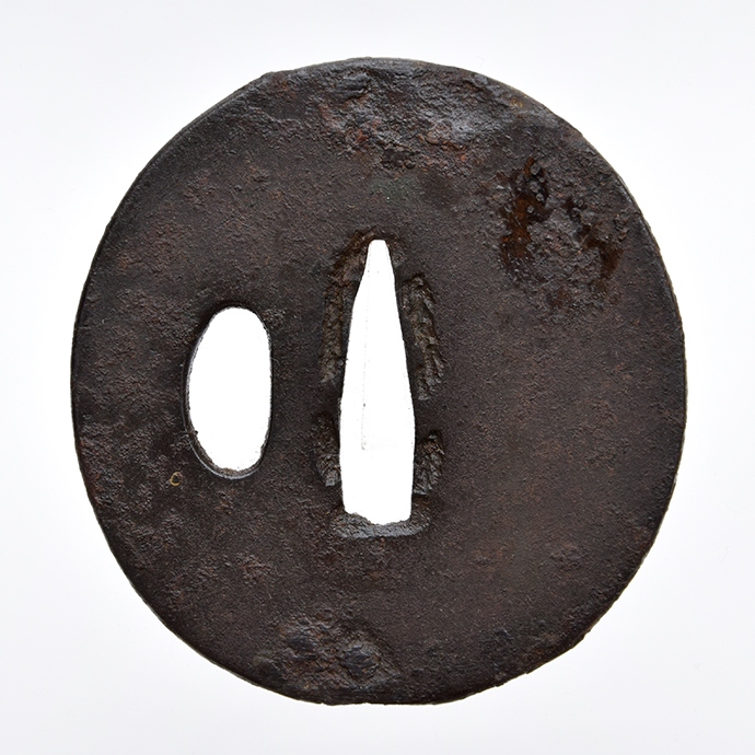 Tsuba with Board Design, Mumei 12-1061 — 2 of 3