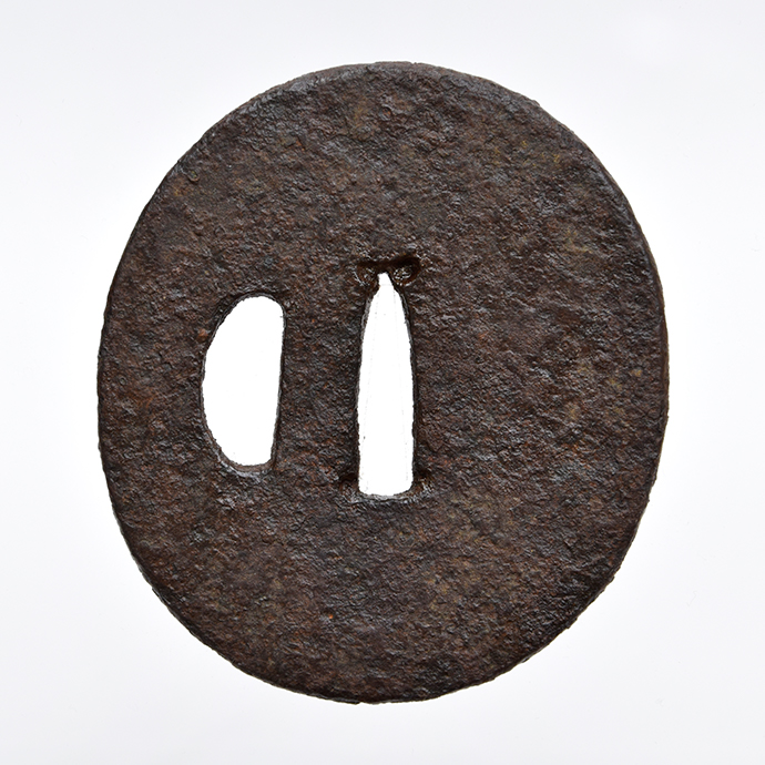 Iron Tsuba, Mumei (Unsigned) 12-1063 — 2 of 3