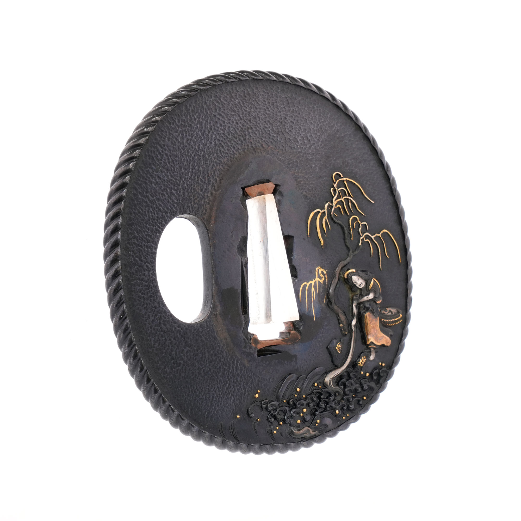 Tsuba: Chofu Tamagawa Design, Mumei (Kyo-Kinko) — 4 of 16