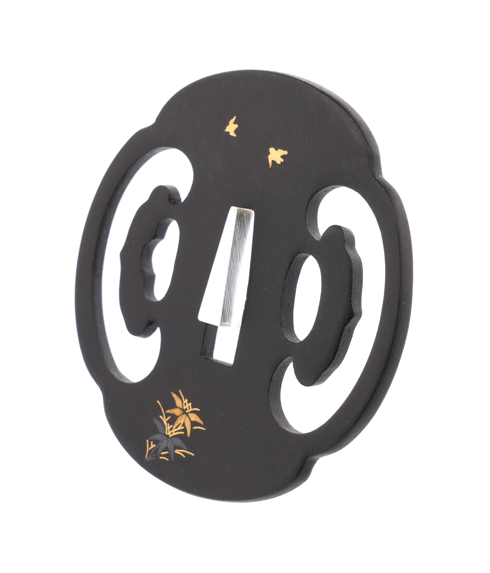 Bamboo Design Higo Fittings (Fuchi-Kashira, Tsuba, Kojiri, Menuki) - Mumei — 19 of 19