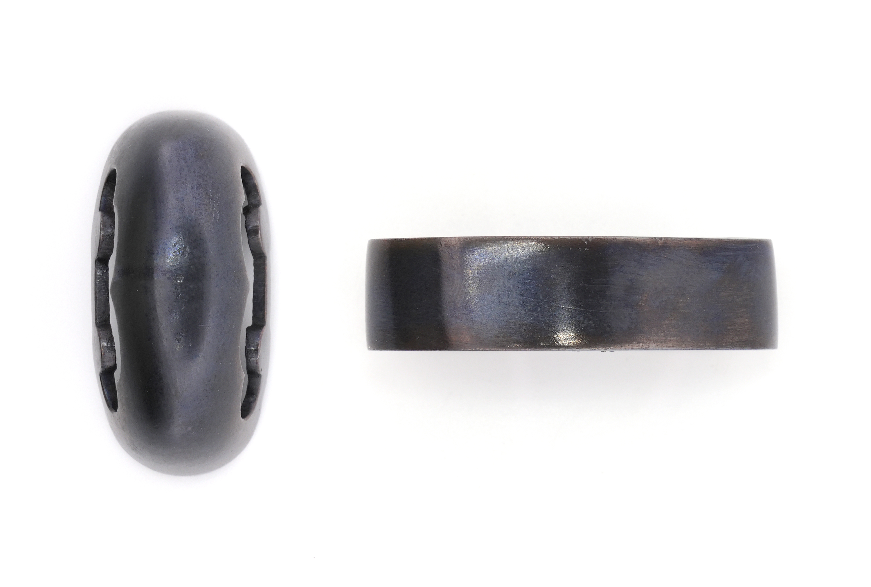 Polished Fuchi-Kashira, Mumei - 14-281 — 2 of 8