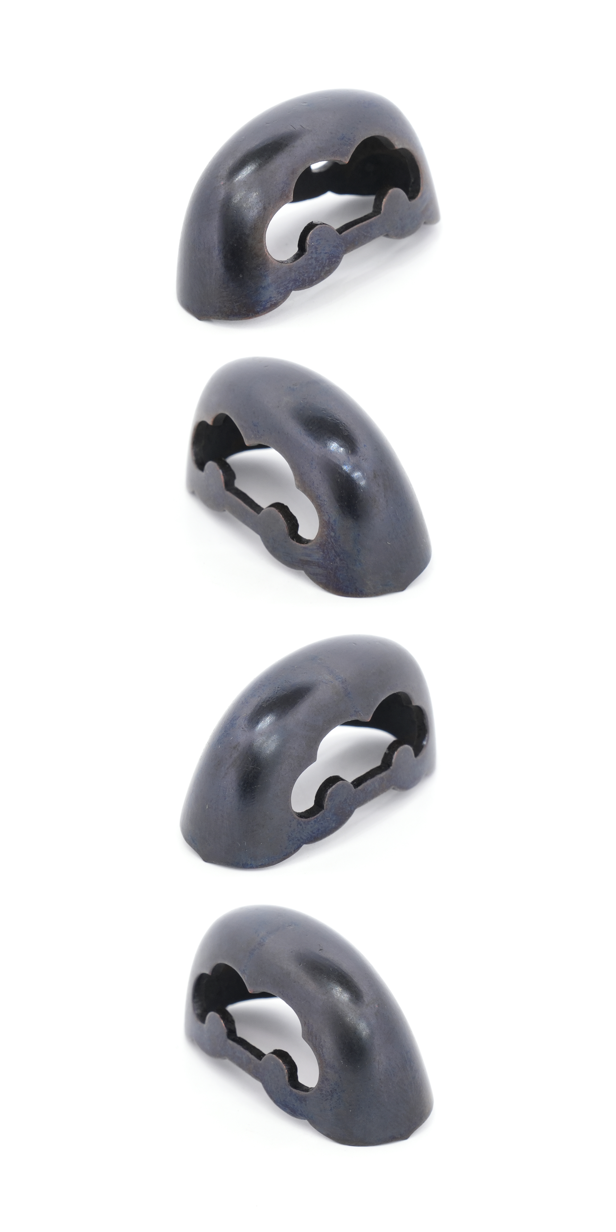 Polished Fuchi-Kashira, Mumei - 14-281 — 6 of 8