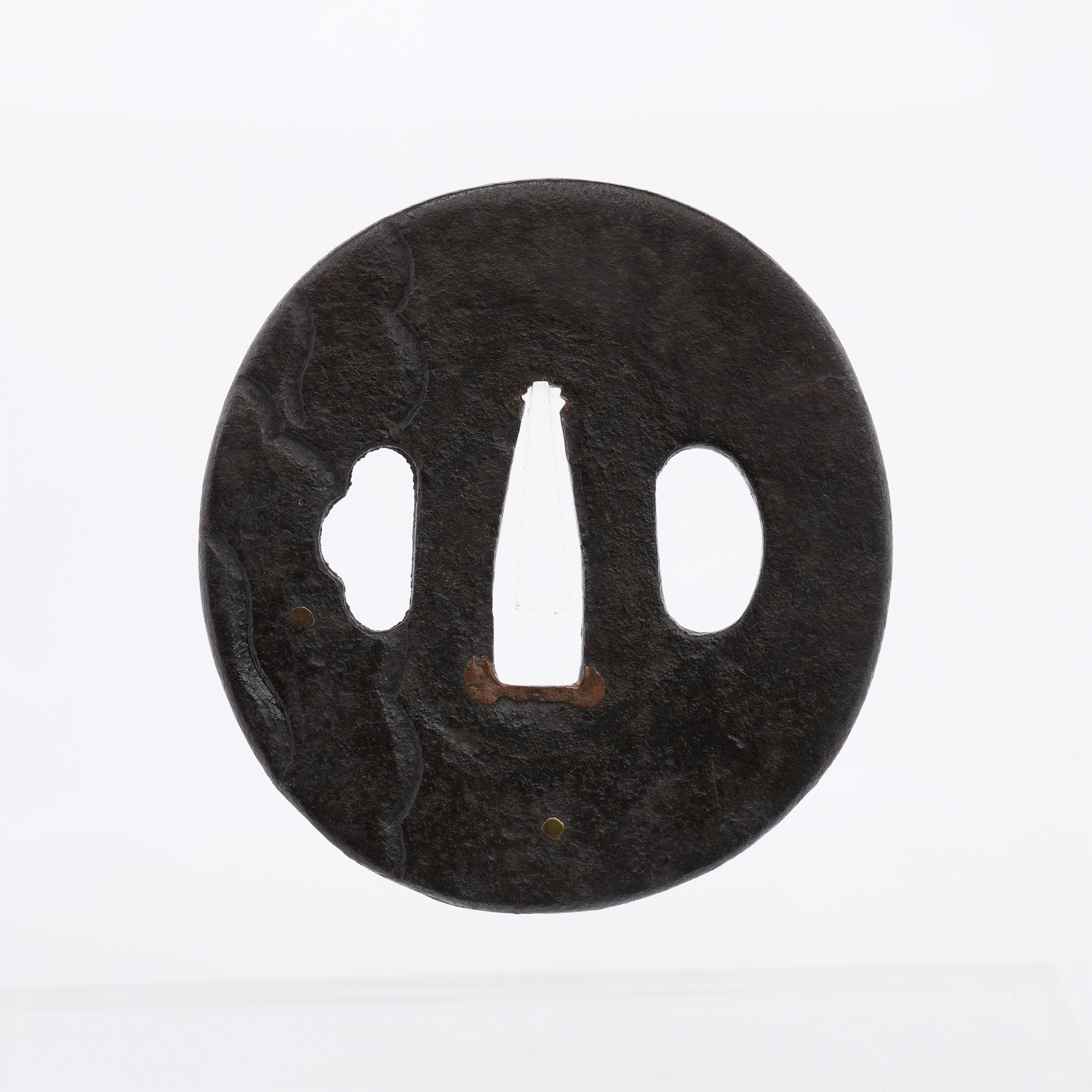 Tsuba with Continuous Cloud Design, Unsigned - Mumei - 12-1553 — 3 of 6