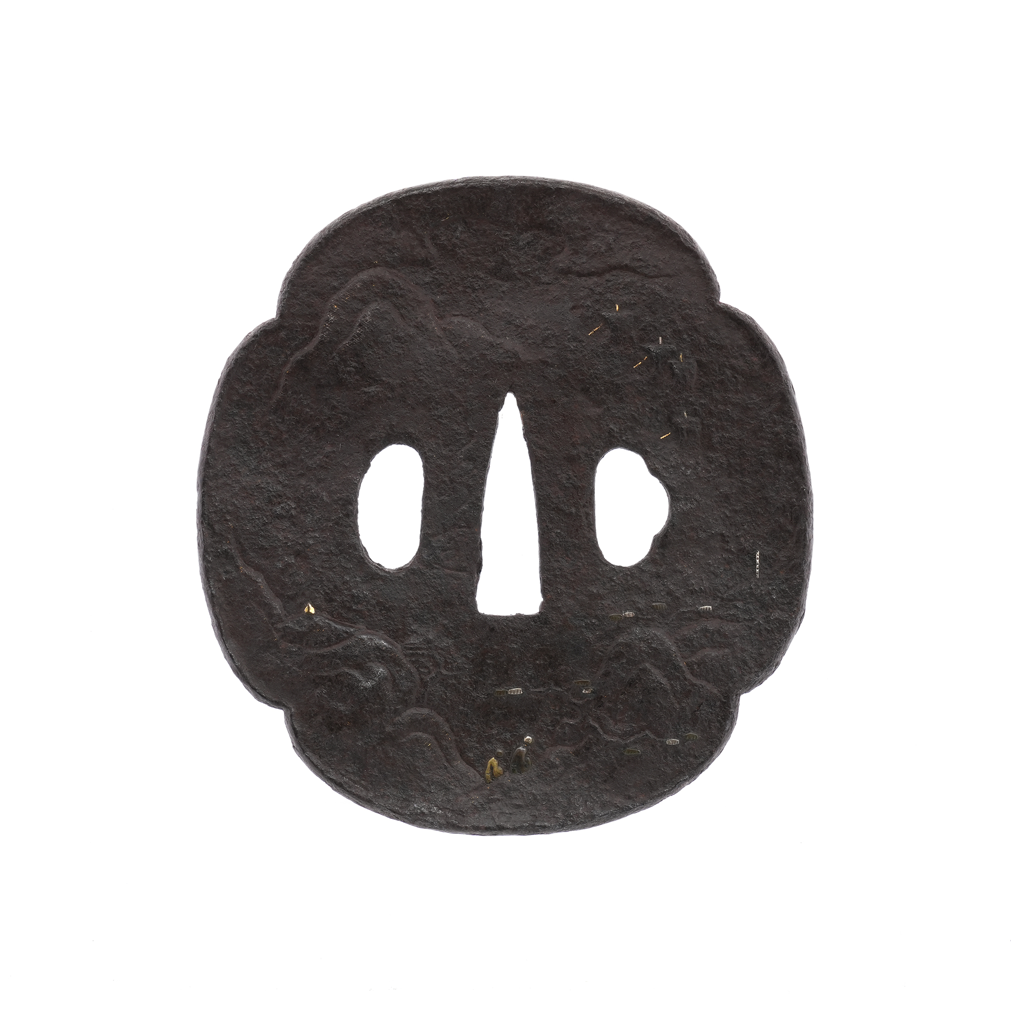 Tsuba: Yabase Return Sailboats Design - Jakushi — 2 of 8