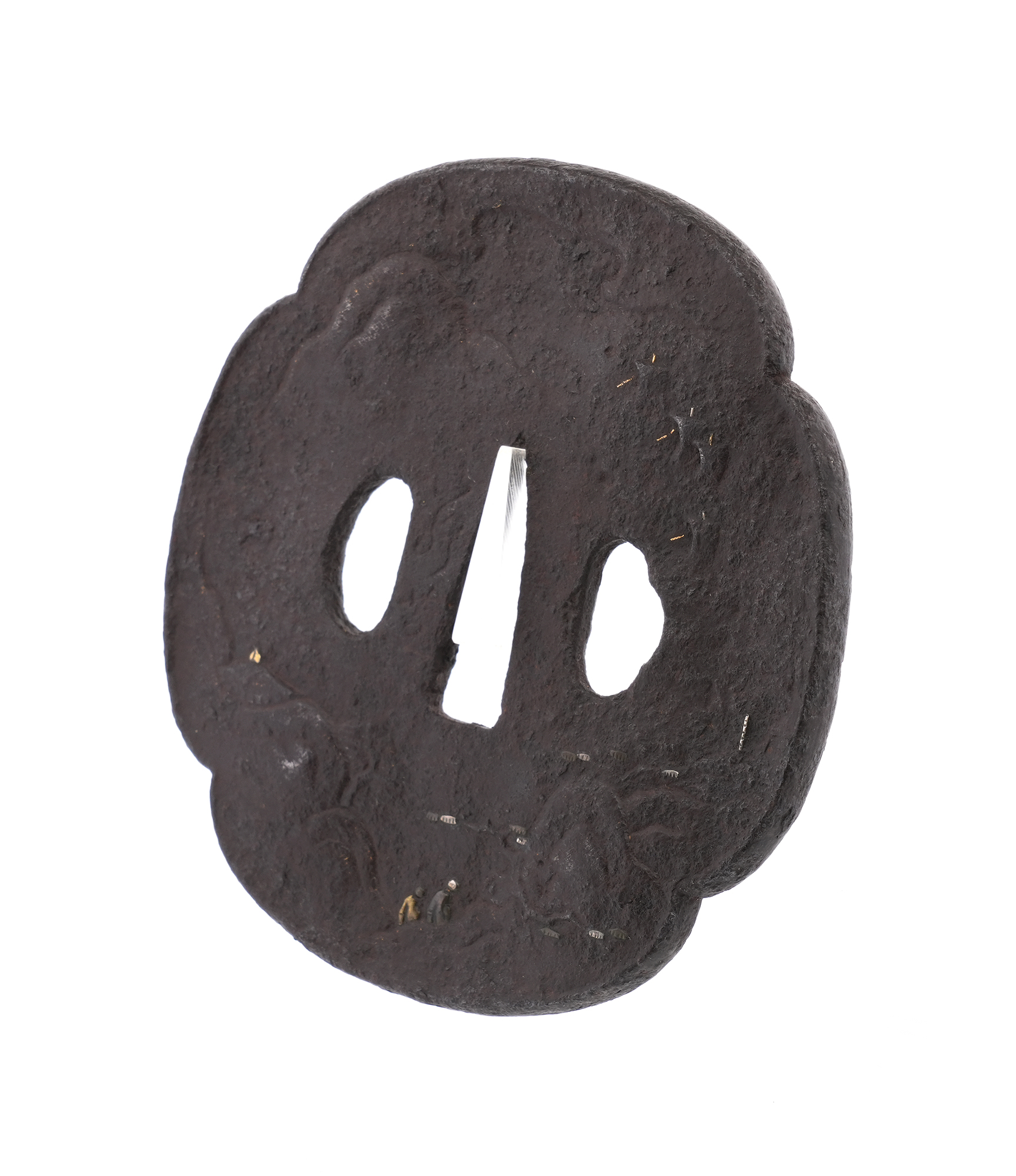 Tsuba: Yabase Return Sailboats Design - Jakushi — 5 of 8