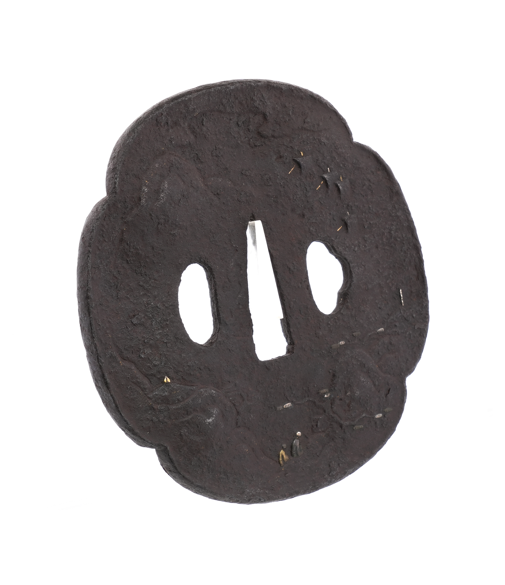 Tsuba: Yabase Return Sailboats Design - Jakushi — 6 of 8