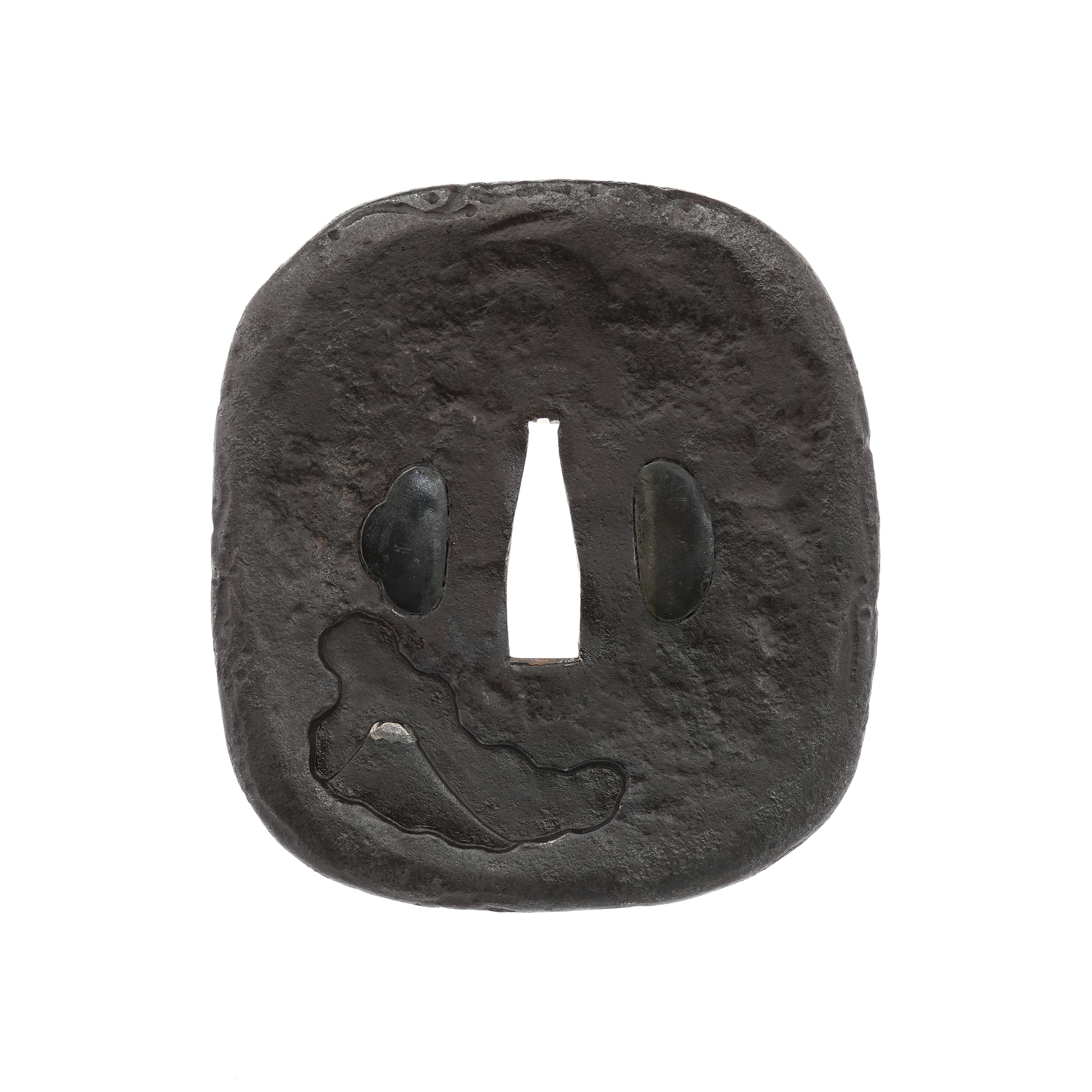 Nihonbashi Hototogisu Zu Tsuba - Mumei (Aizu Shoami) — 2 of 10