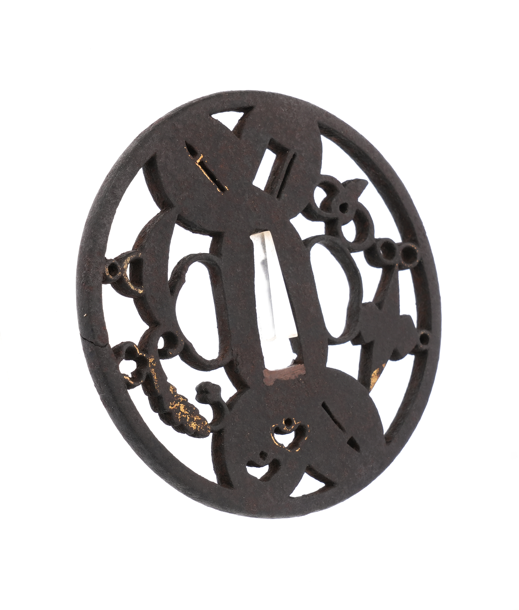 Tsuba: Various Mon Scattered Openwork Design - Mumei — 7 of 7