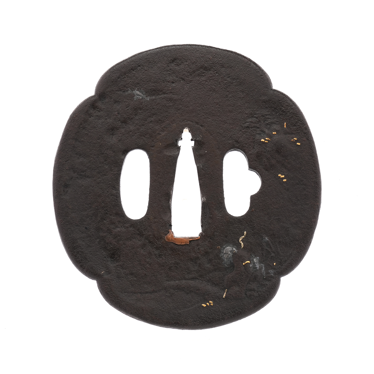 Tsuba: Traveler Under the Moonlight Design, Mumei — 1 of 7