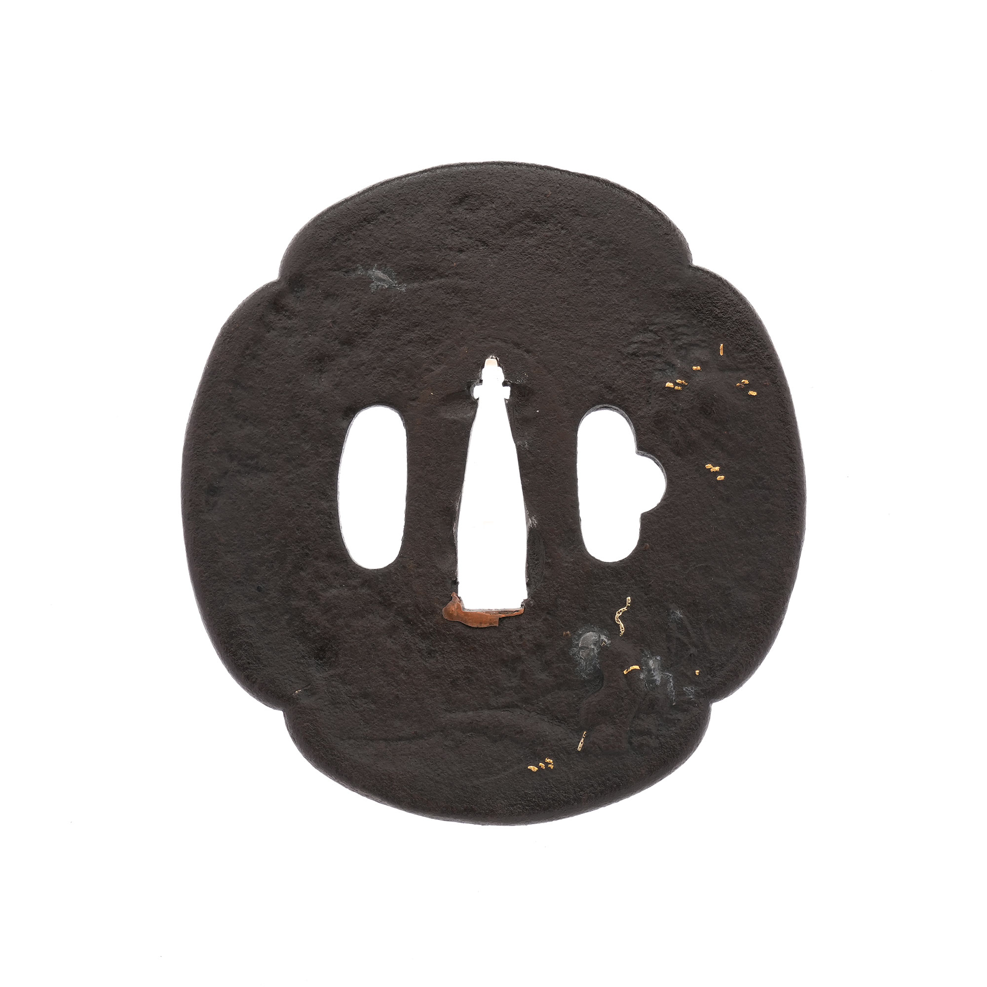 Tsuba: Traveler Under the Moonlight Design, Mumei — 2 of 7