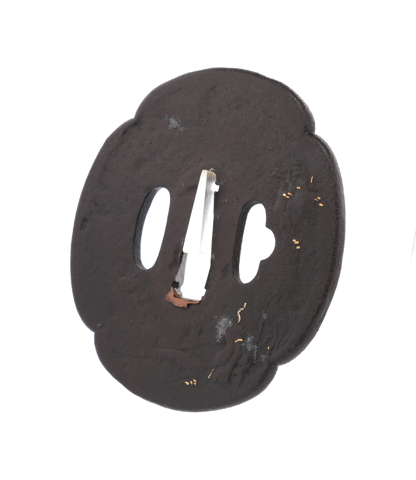 Tsuba: Traveler Under the Moonlight Design, Mumei — 4 of 7