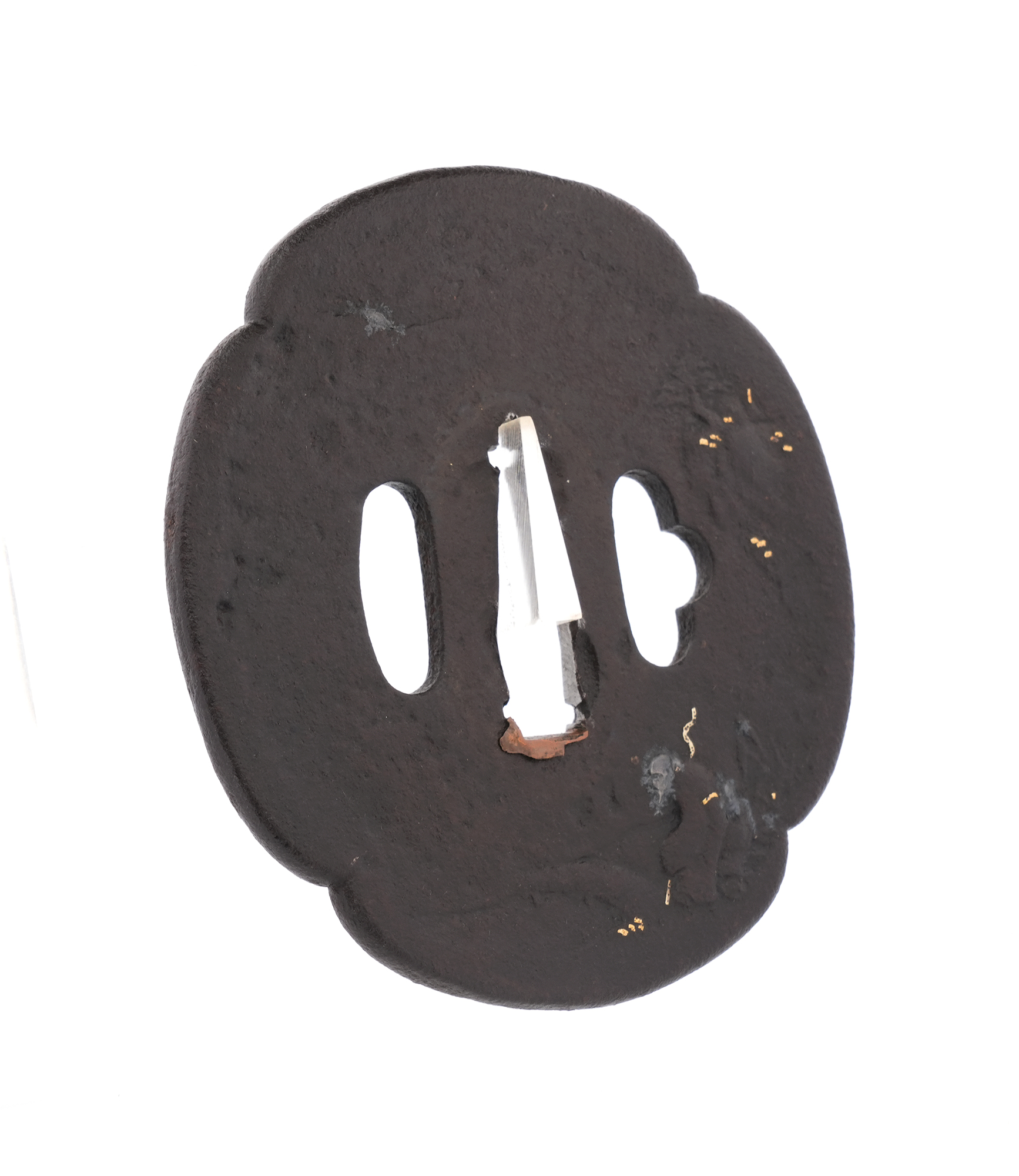 Tsuba: Traveler Under the Moonlight Design, Mumei — 5 of 7