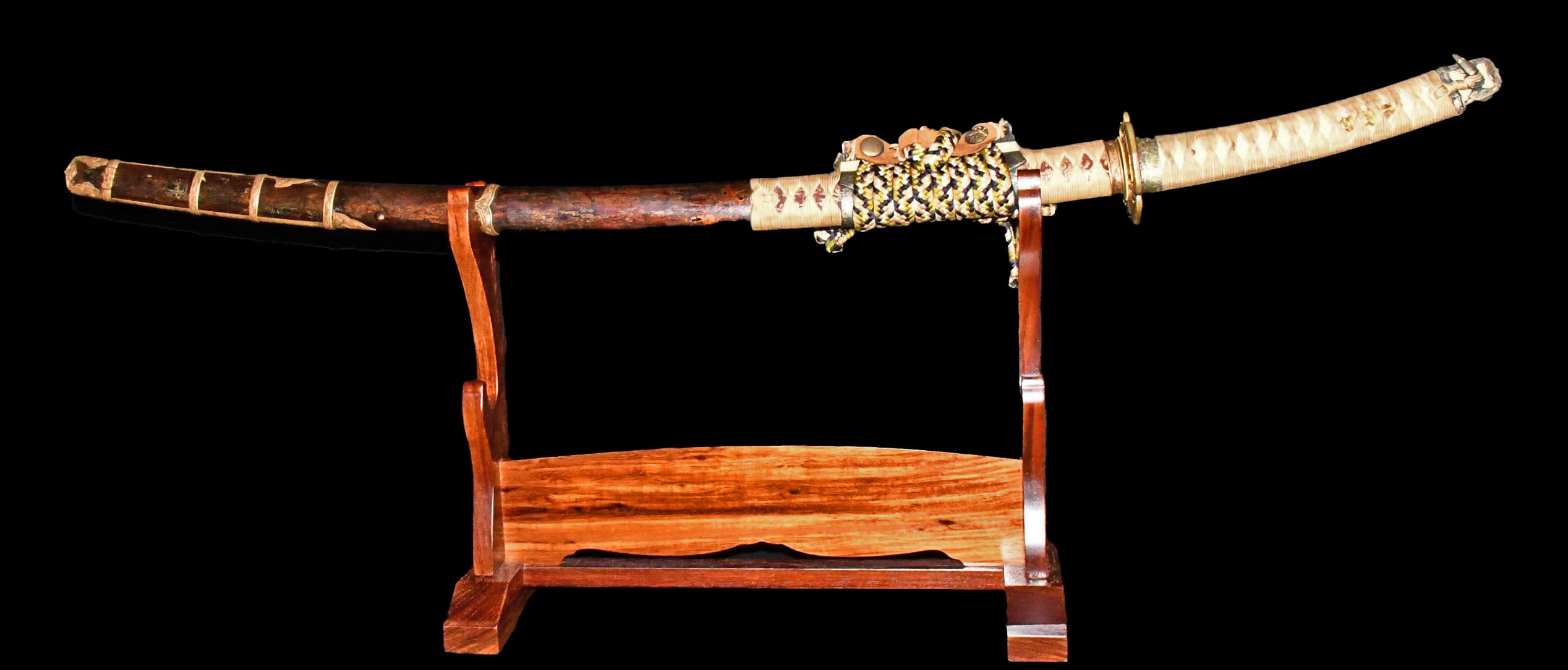 Tachi Koshirae with Gold-Brown Lacquered Scabbard — 3 of 11